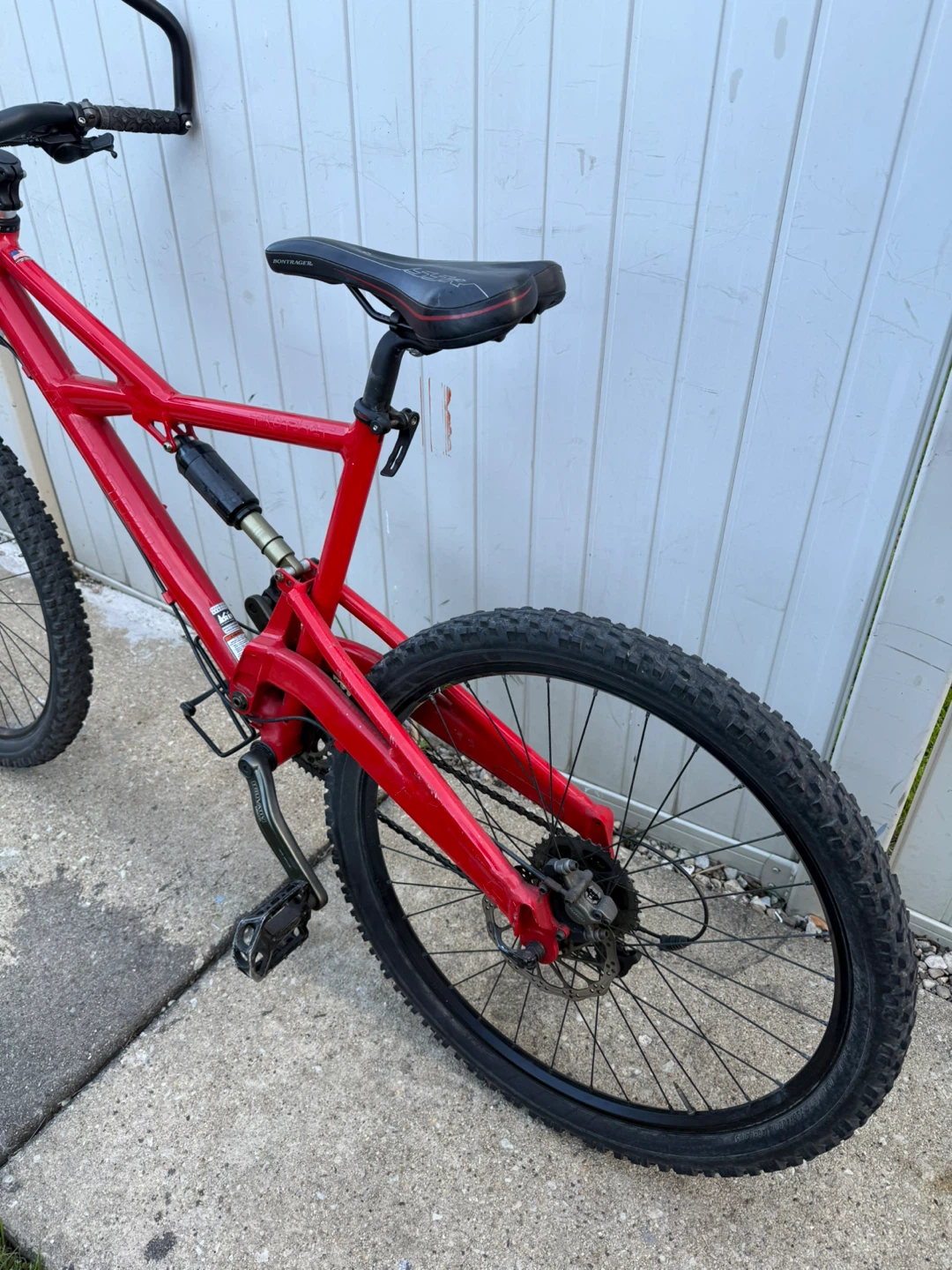 Red Full Suspension cannondale Mountain Bike - photo 4