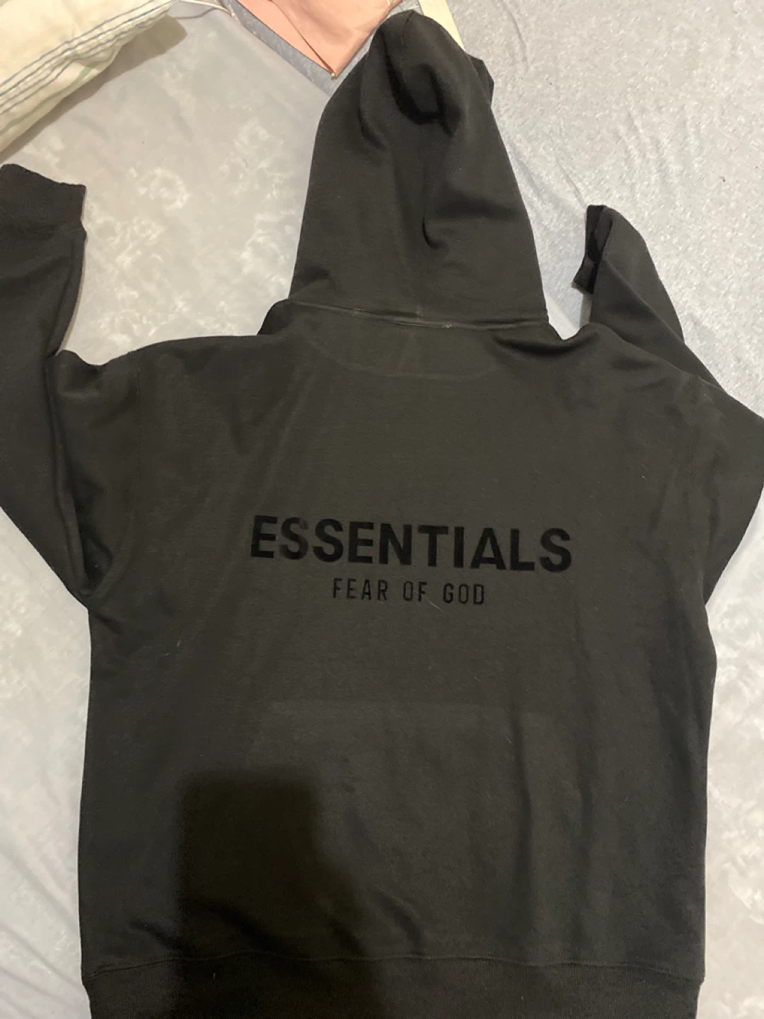 Fear of God Essentials Hoodie Black - photo 3
