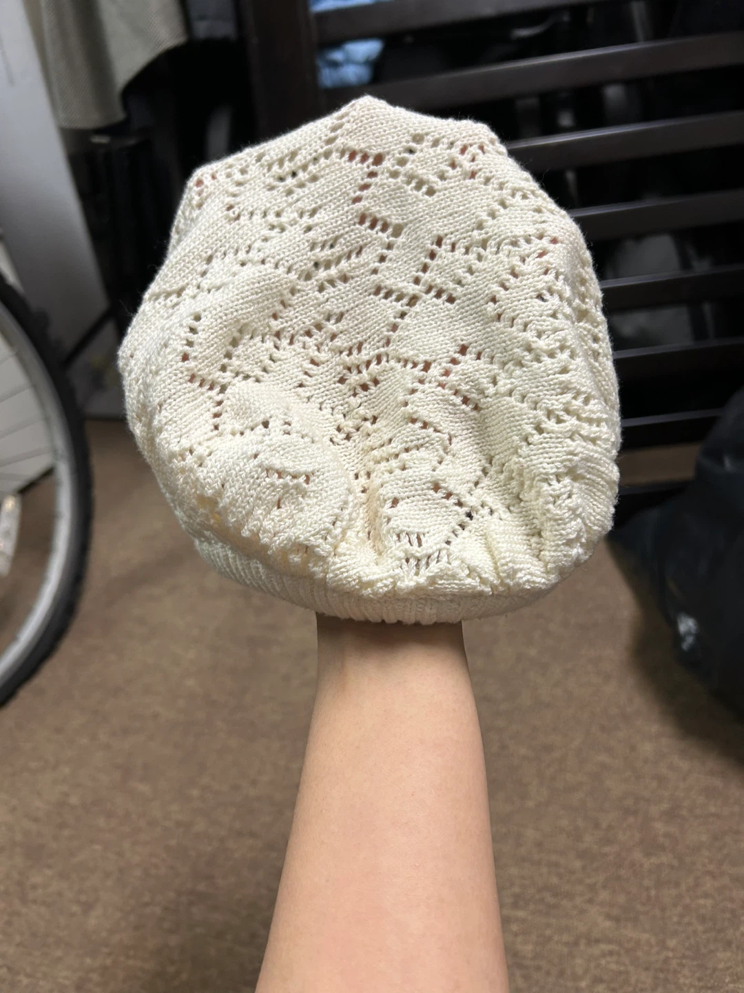 Lullah Bette Cream Knit Hat M/M