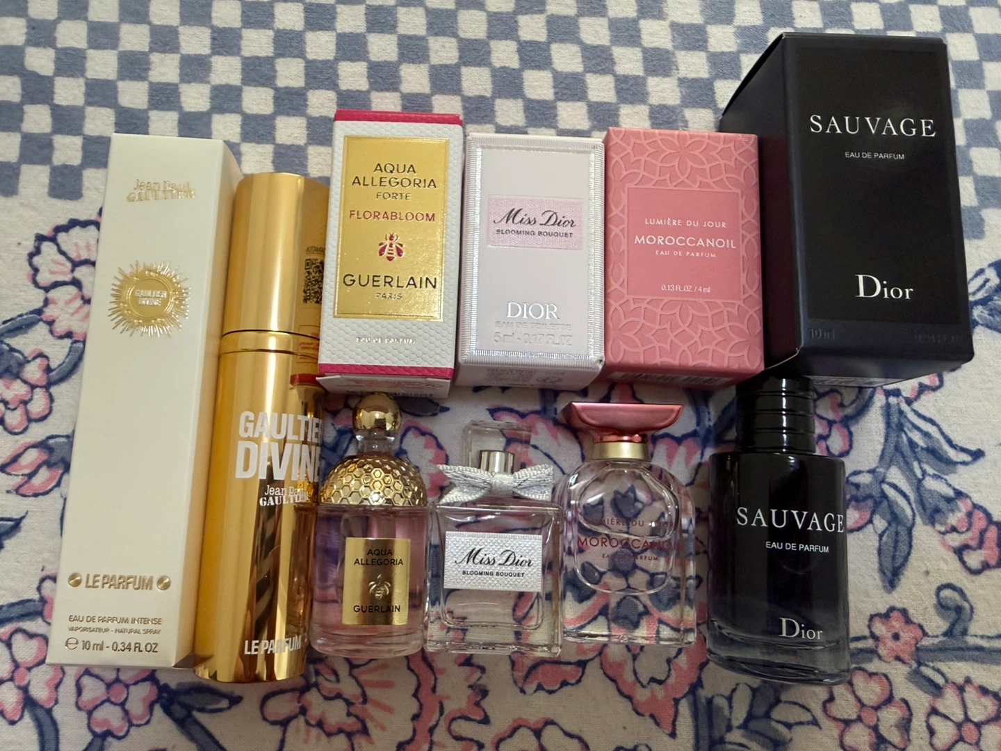 Set of 5 Perfume Miniatures: Dior, Guerlain, Jean Paul Gaultier - photo 2