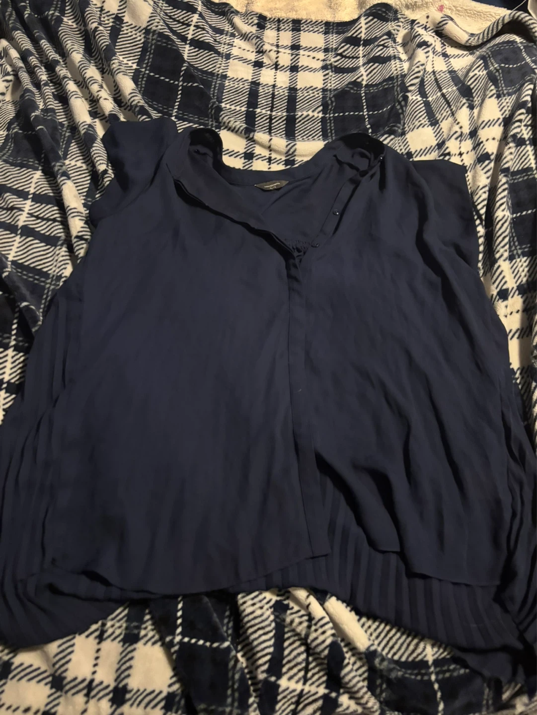 Denver Hayes Navy Blue Blouse XL/TG