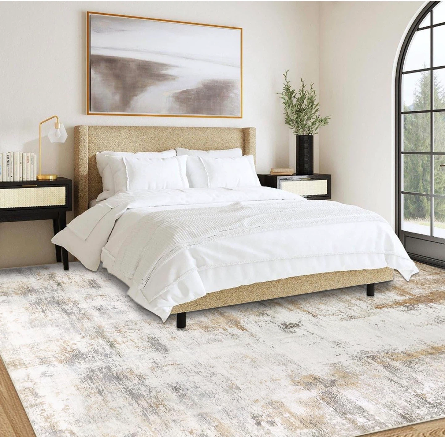 Soft Faux Wool Area Rug - photo 2