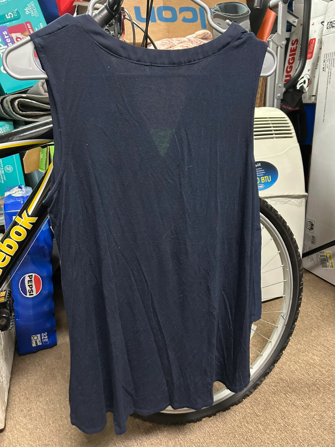 Alex & Lili Navy Blue Sleeveless Top - photo 2