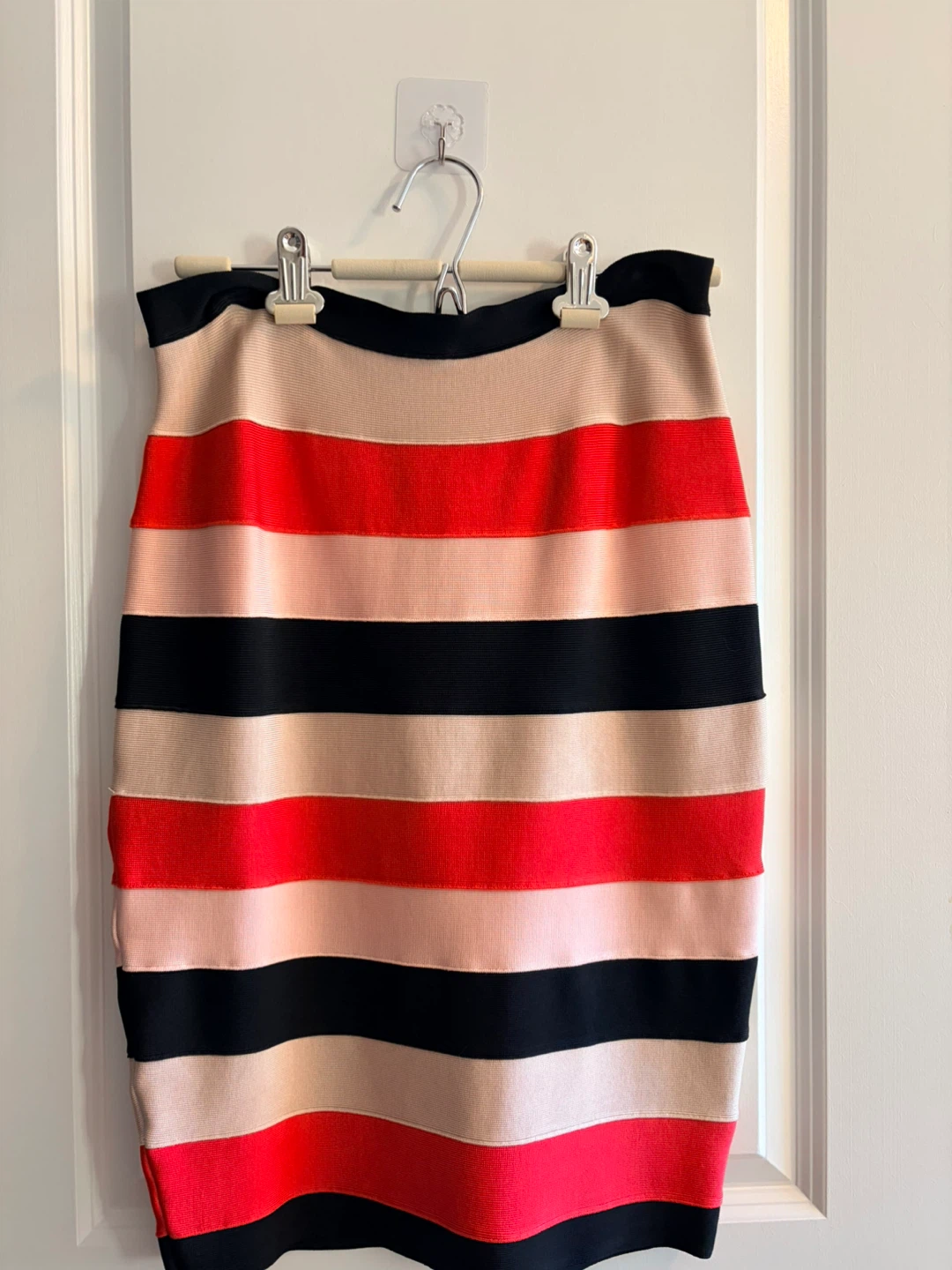 Bebe Striped Bandage Pencil Skirt - photo 2