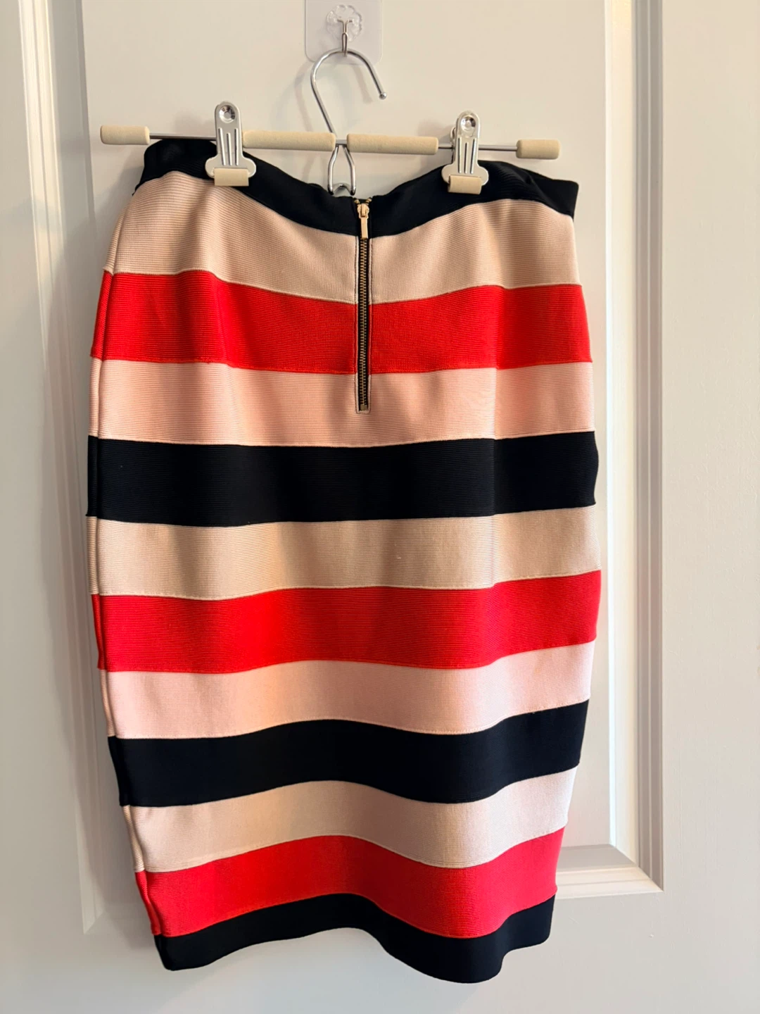Bebe Striped Bandage Pencil Skirt - photo 3