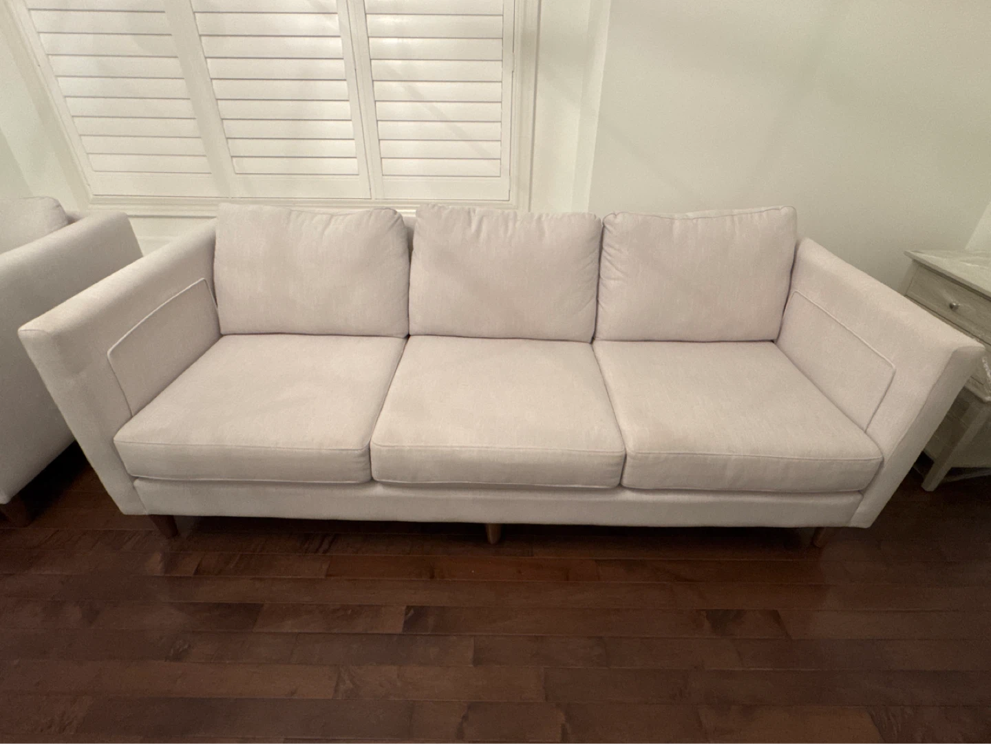 Light Grey 3-Seater Sofa