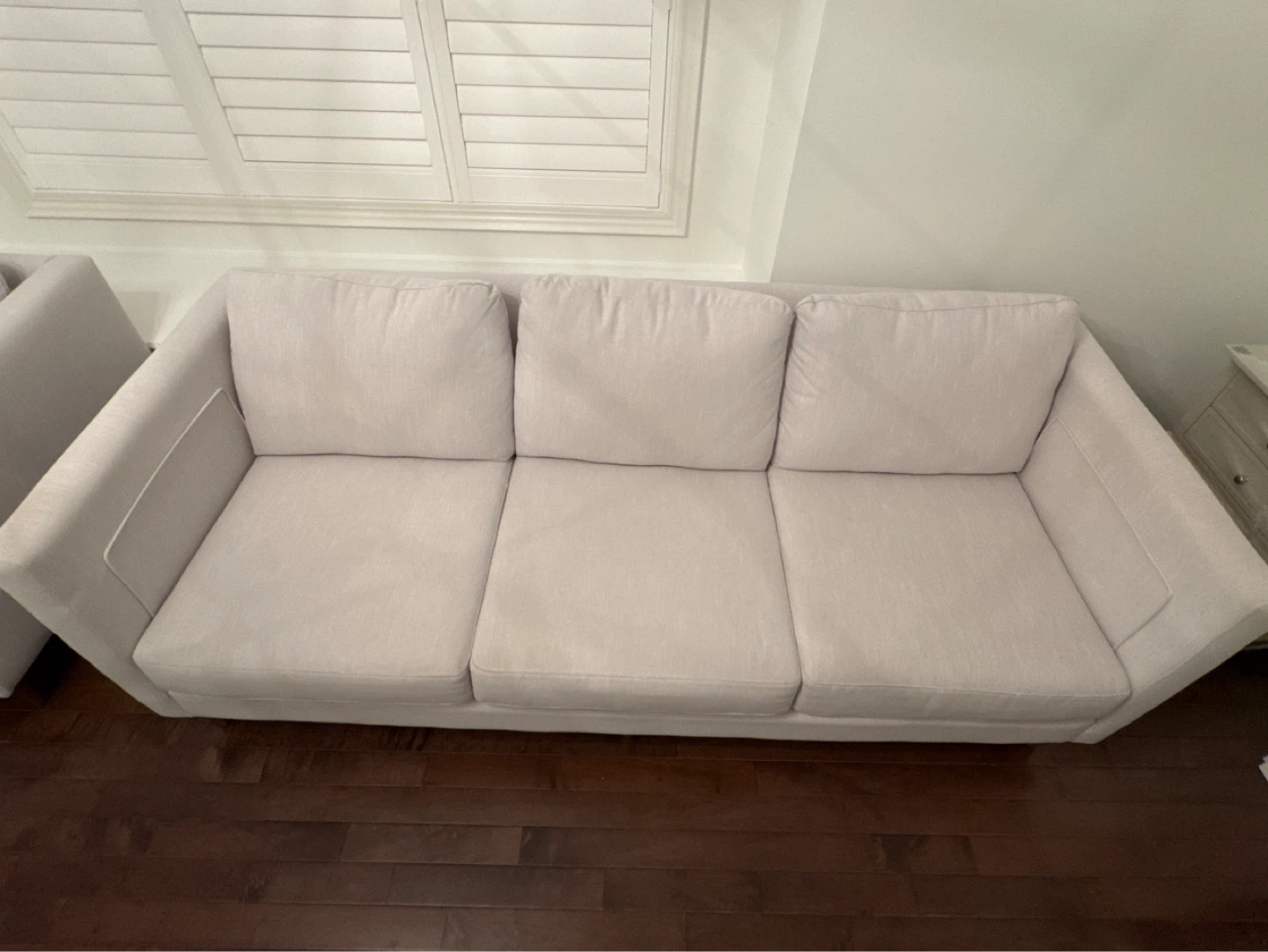 Light Grey 3-Seater Sofa - photo 3