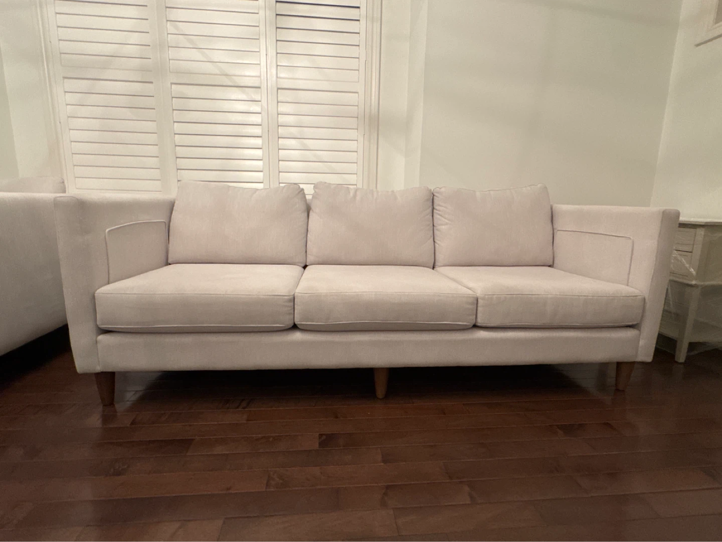Light Grey 3-Seater Sofa - photo 2