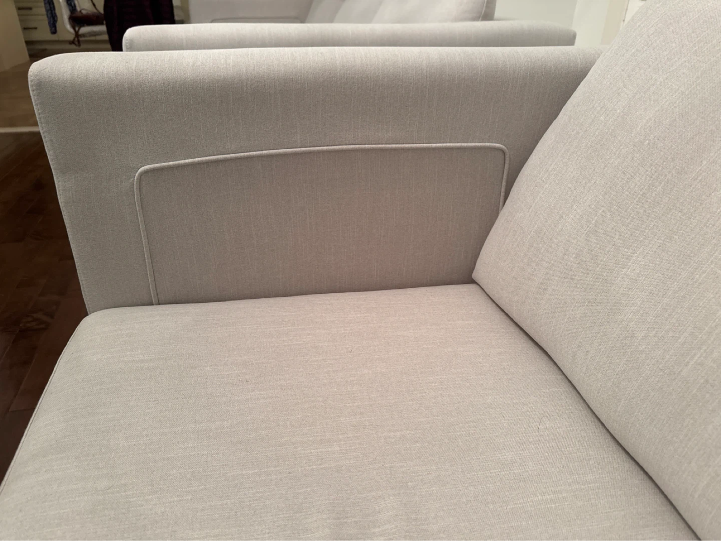 Light Grey 3-Seater Sofa - photo 5