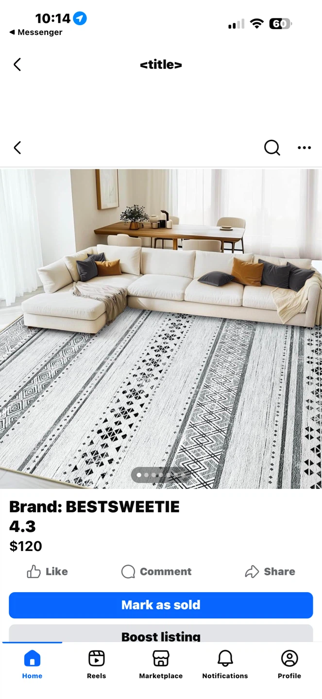 BESTSWEETIE Area Rug