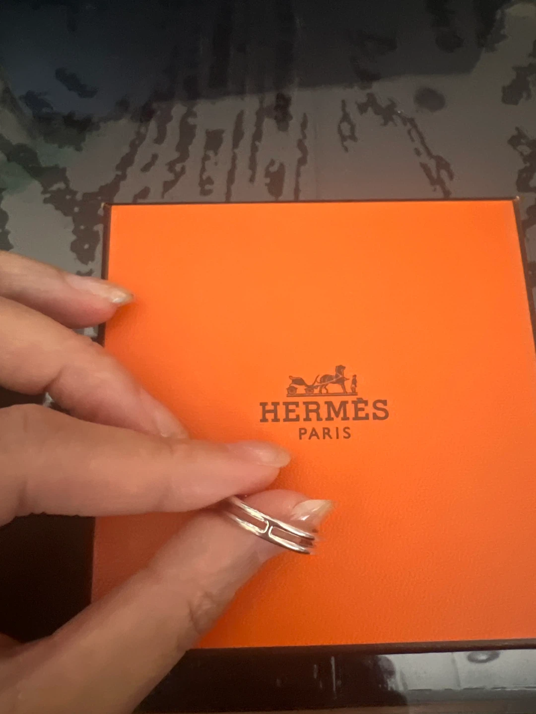 Hermès Ariane Wedding Band - Size 50