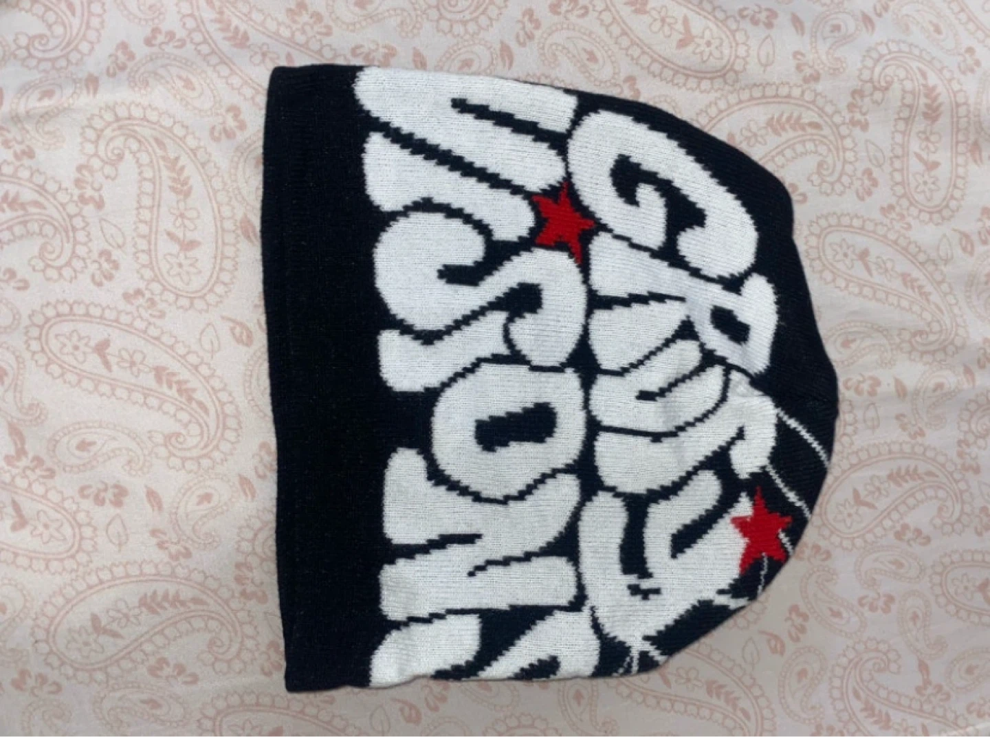 Black Y2K Streetwear Beanie Hat (New)
