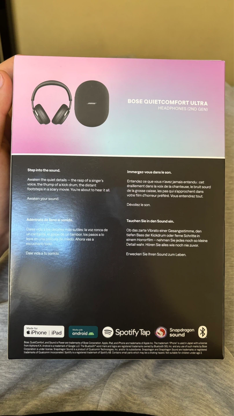 Bose QuietComfort Ultra Headphones (2nd Gen) - Black - photo 2