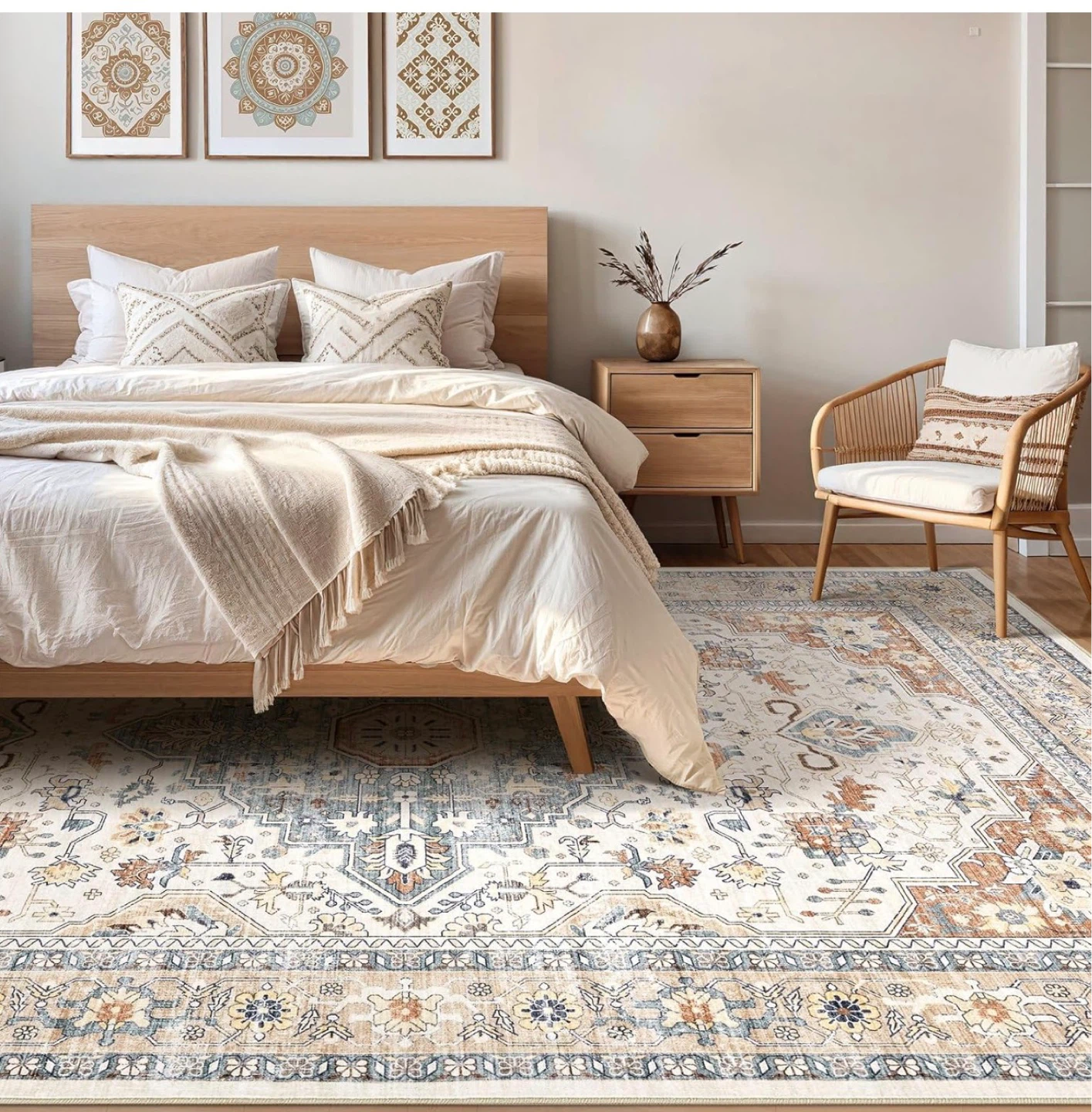 Soft Cozy Faux Wool Area Rug - photo 5