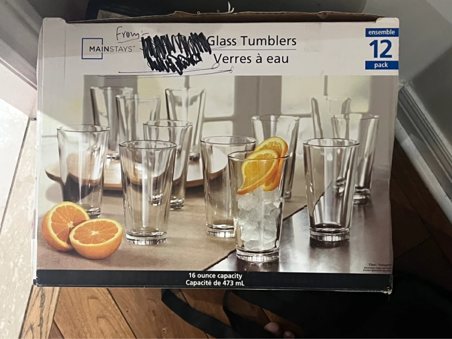Mainstays Glass Tumblers - 12 Pack - photo 2