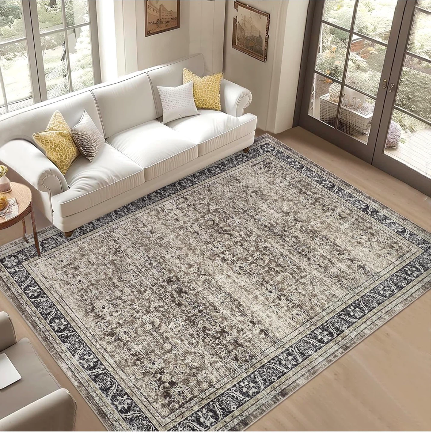 Distressed Oriental Area Rug - photo 2
