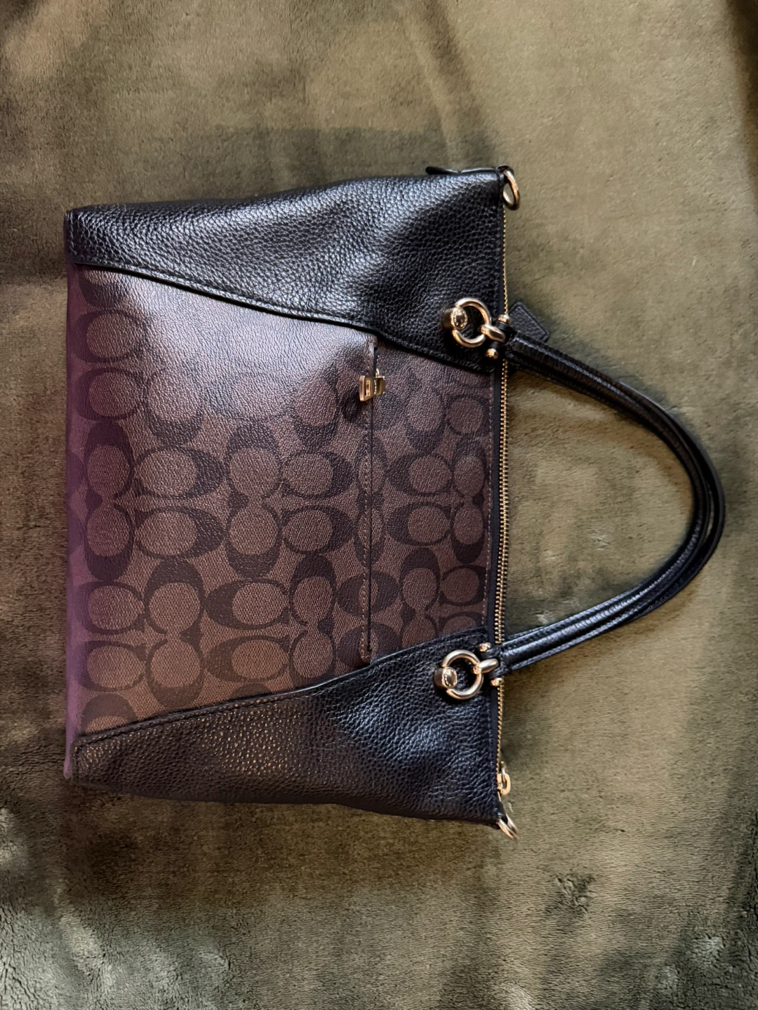 Coach Signature Canvas & Leather Tote Bag - photo 2