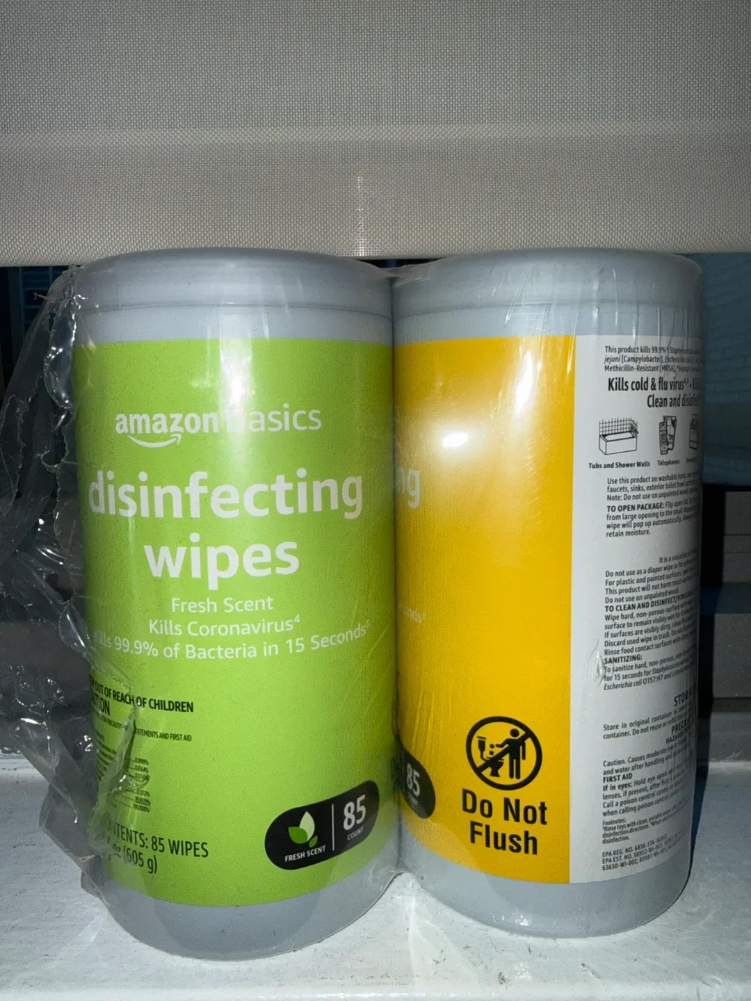 Disinfecting Wipes - Amazon Basics