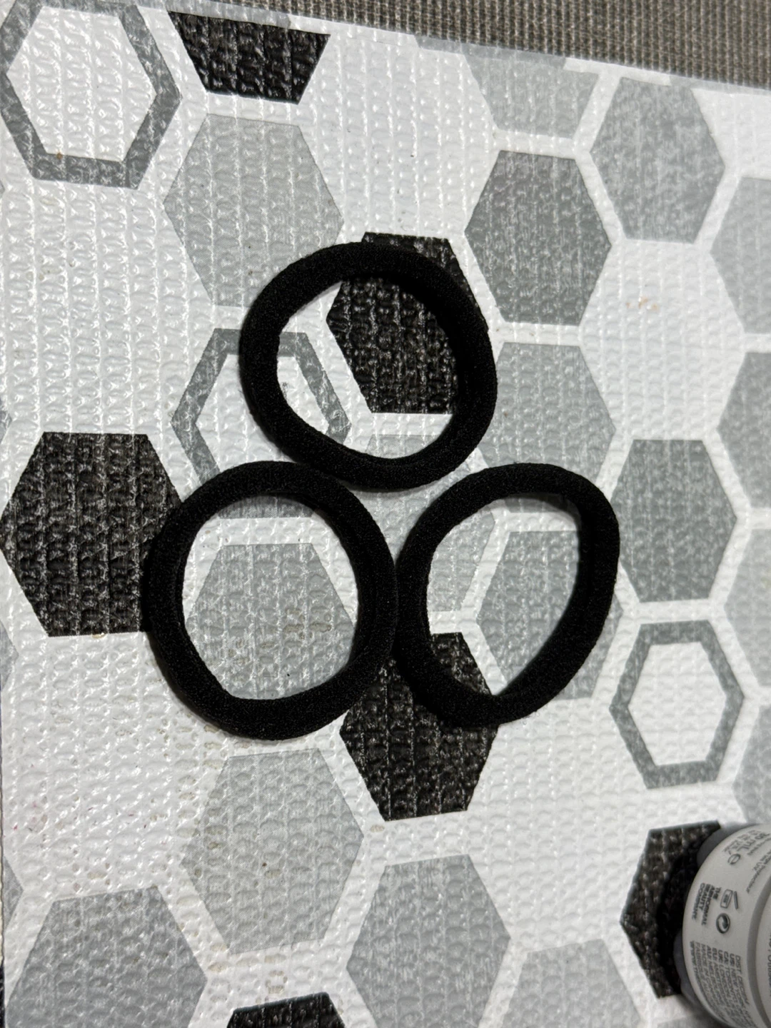Black Hair Ties (3-pack)