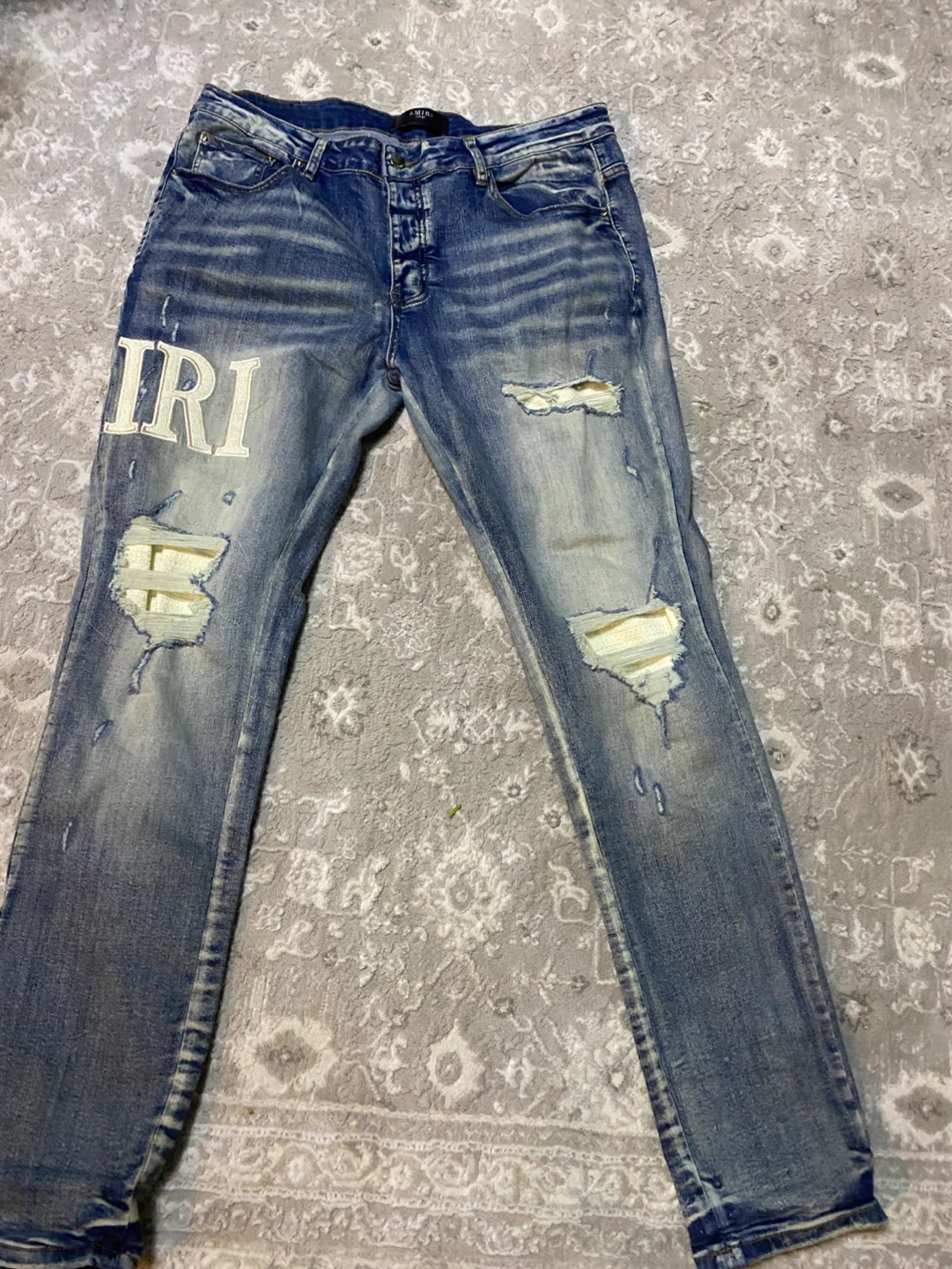 AMIRI Jeans Size 36 Distressed Blue Denim