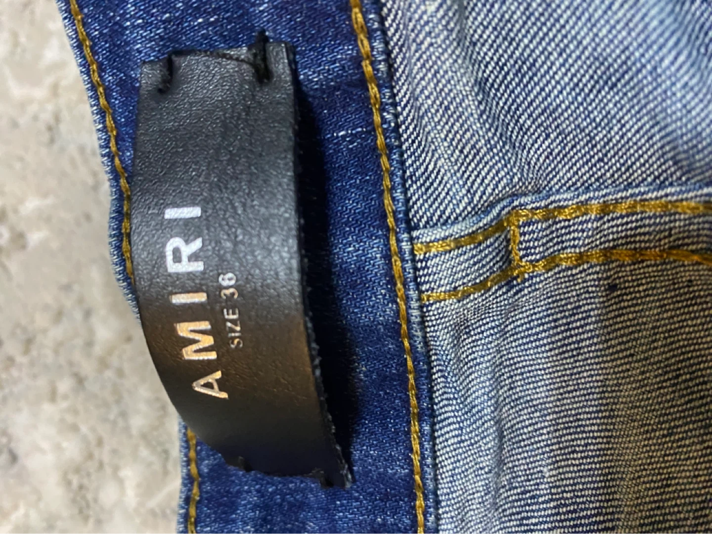 AMIRI Jeans Size 36 Distressed Blue Denim - photo 4