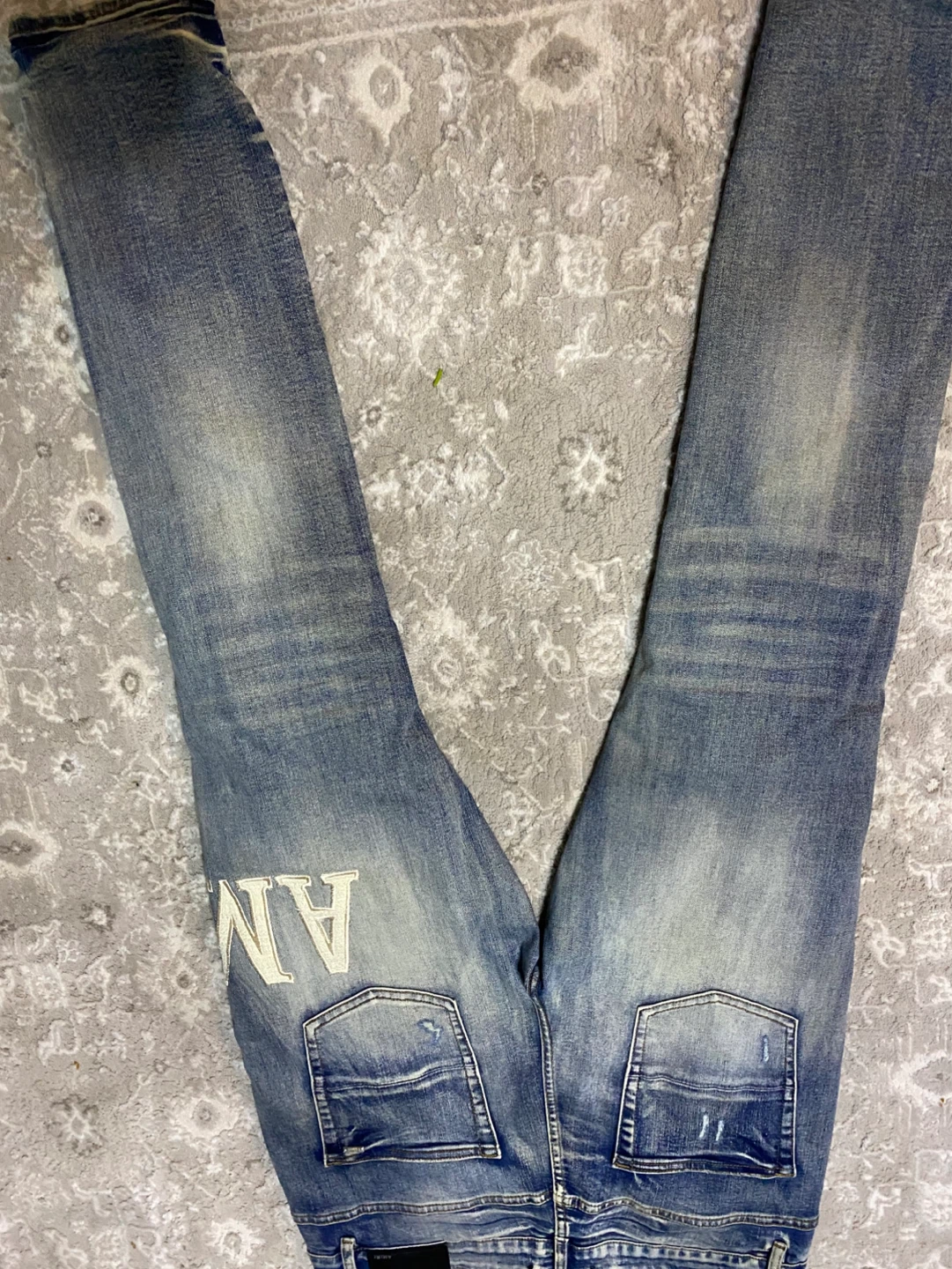 AMIRI Jeans Size 36 Distressed Blue Denim - photo 2