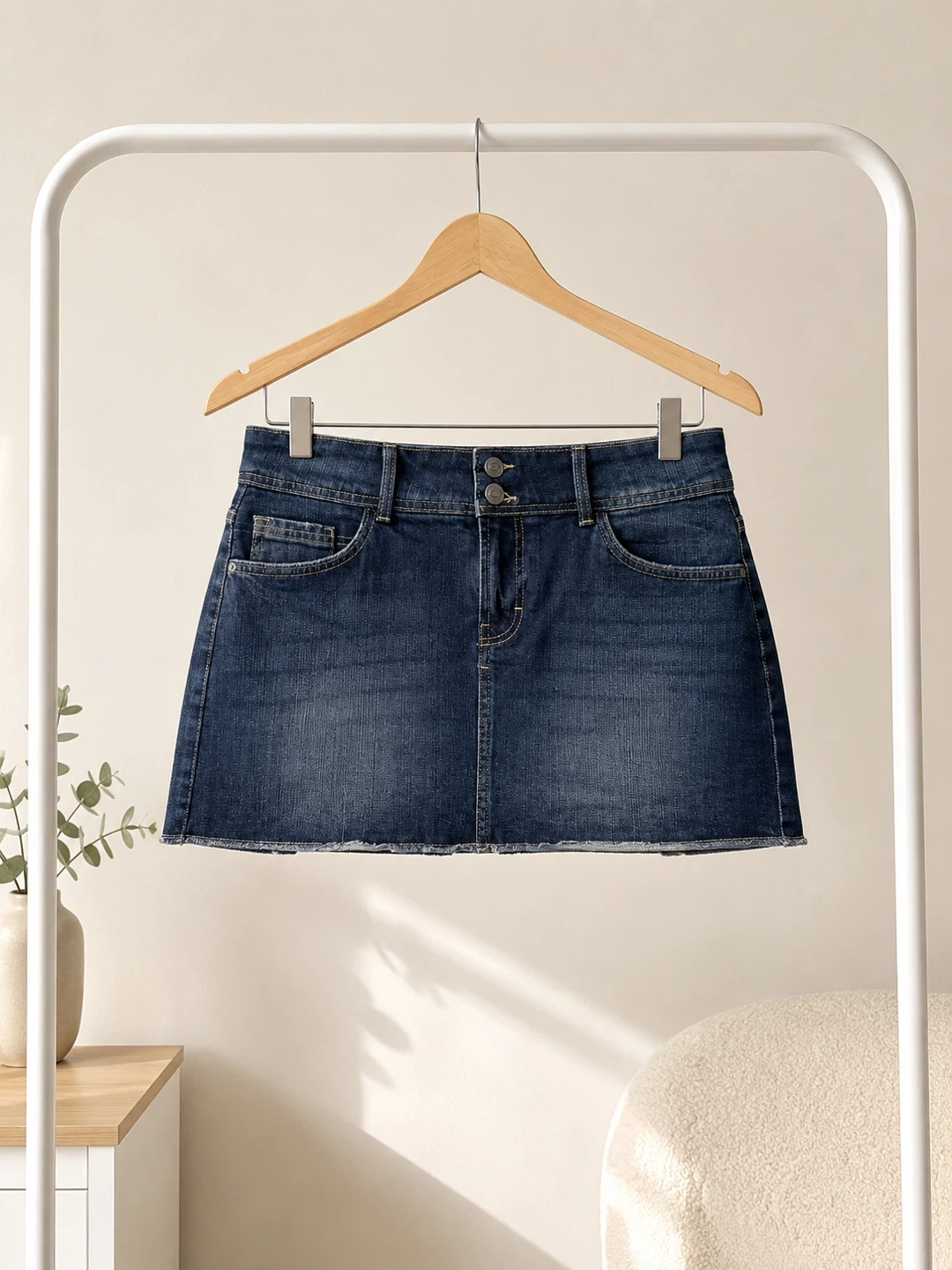 Bershka Denim Mini Skirt