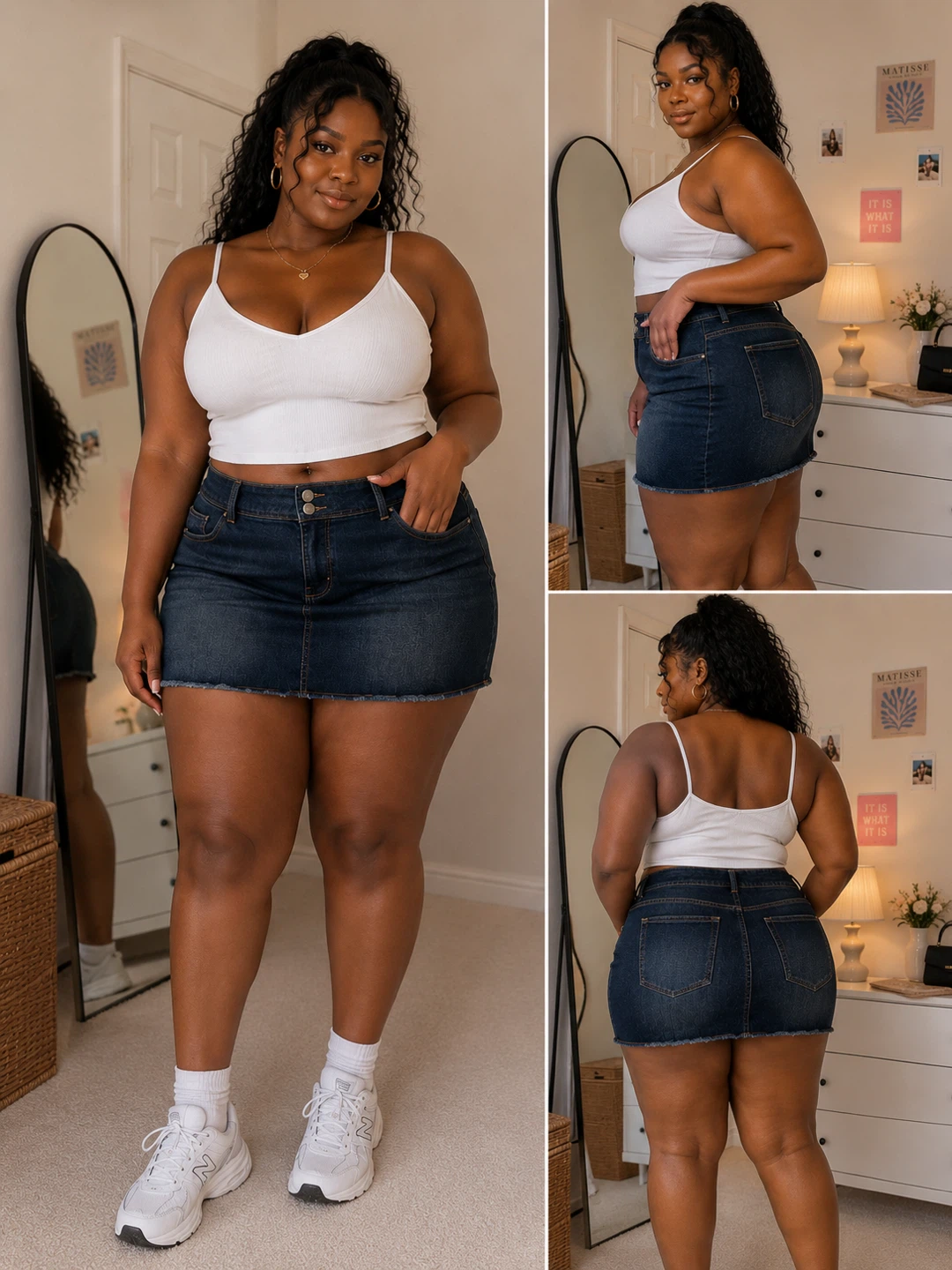 Bershka Denim Mini Skirt - photo 3