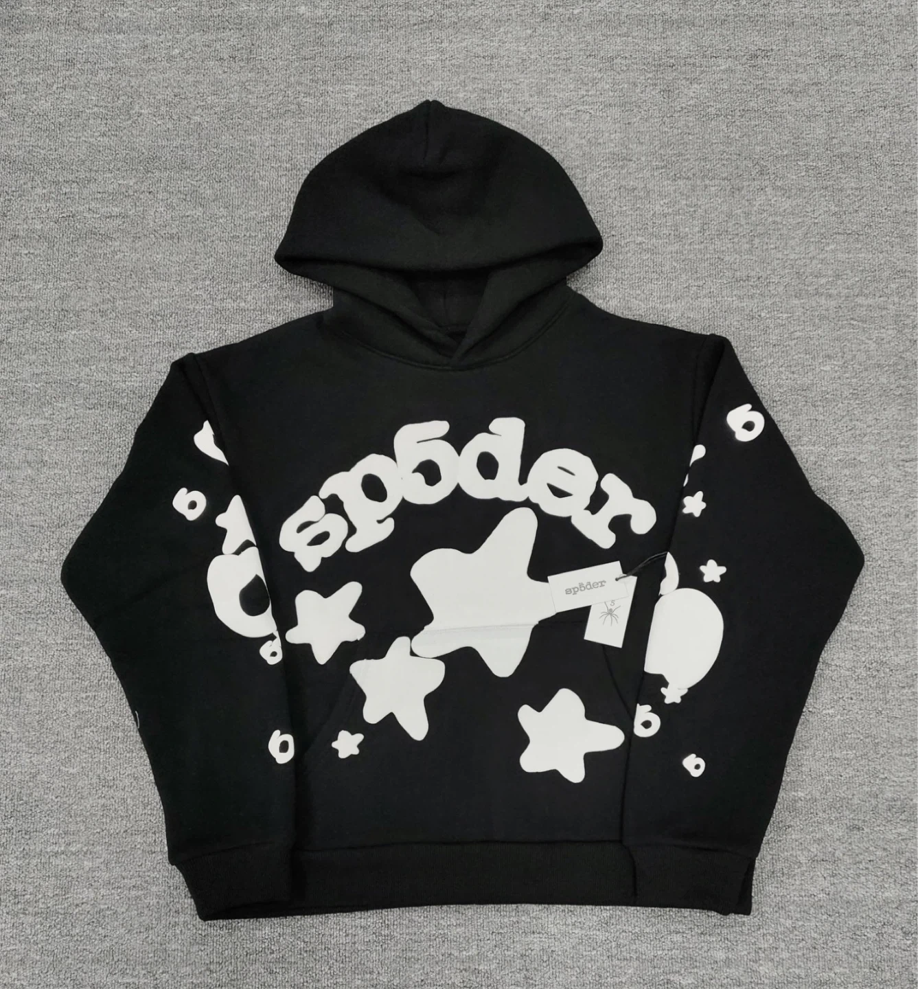 Sp5der Black White Beluga Hoodie - photo 2