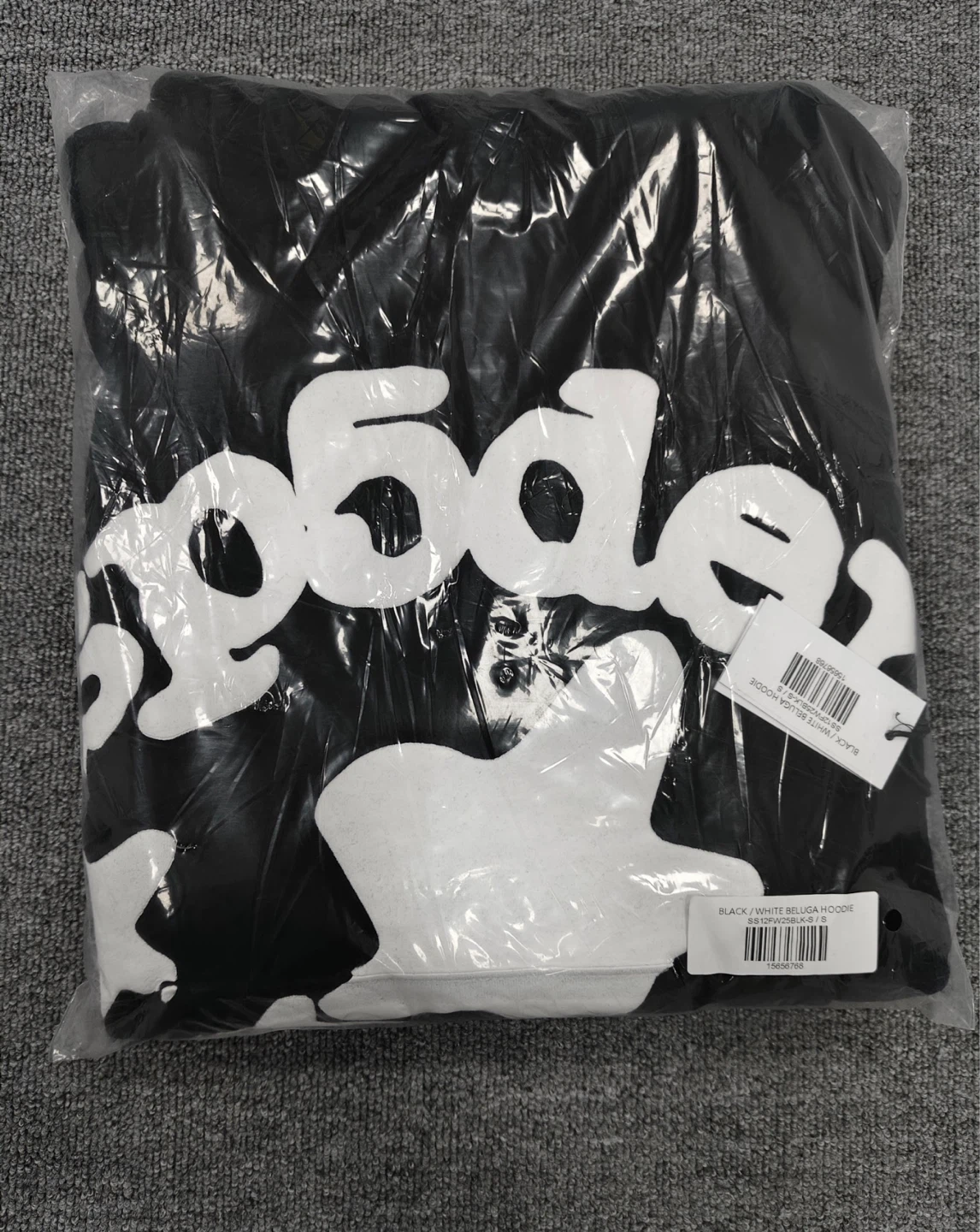 Sp5der Black White Beluga Hoodie