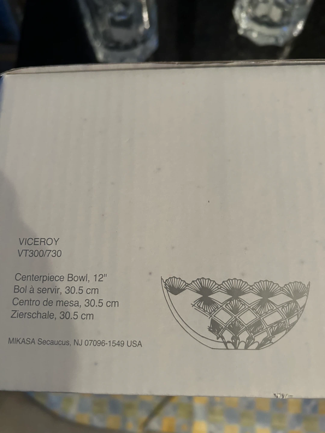 Mikasa Viceroy Crystal Centerpiece Bowl 12" - photo 2