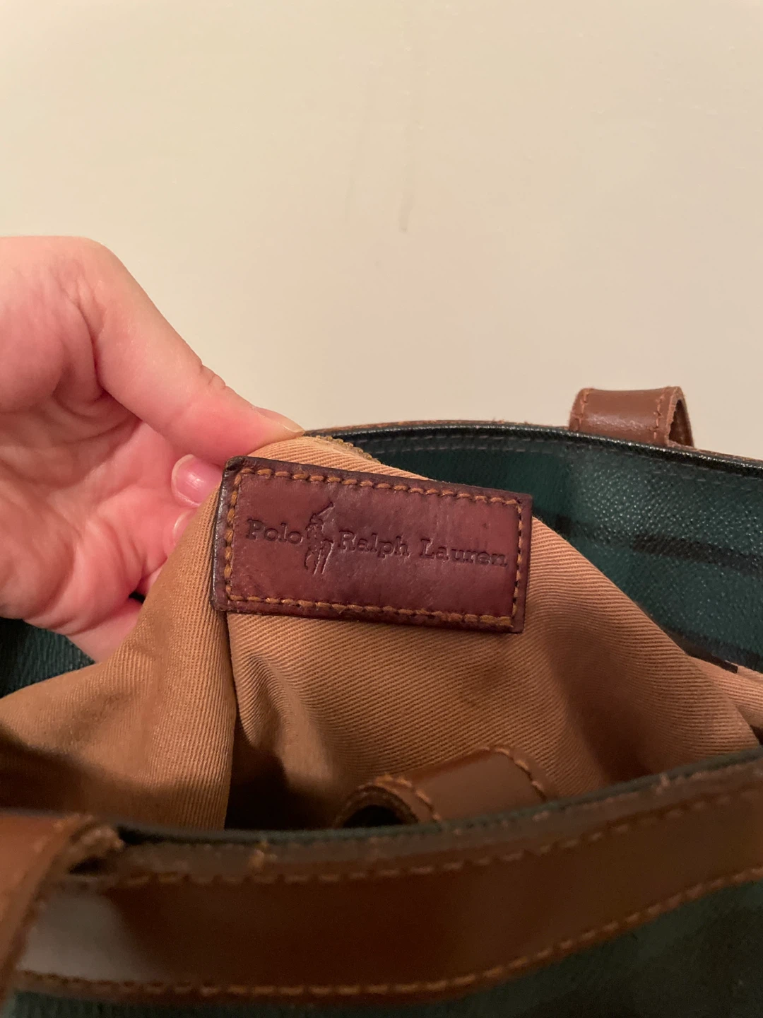 Polo Ralph Lauren Plaid Tote Bag - photo 5