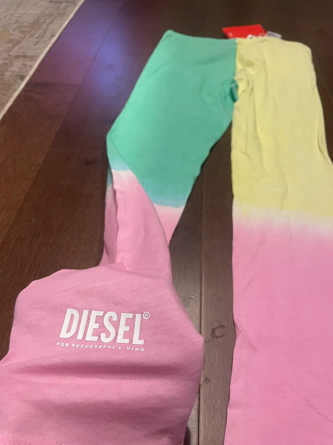 Diesel Girls Tie-Dye Leggings - Size 10Y - photo 4