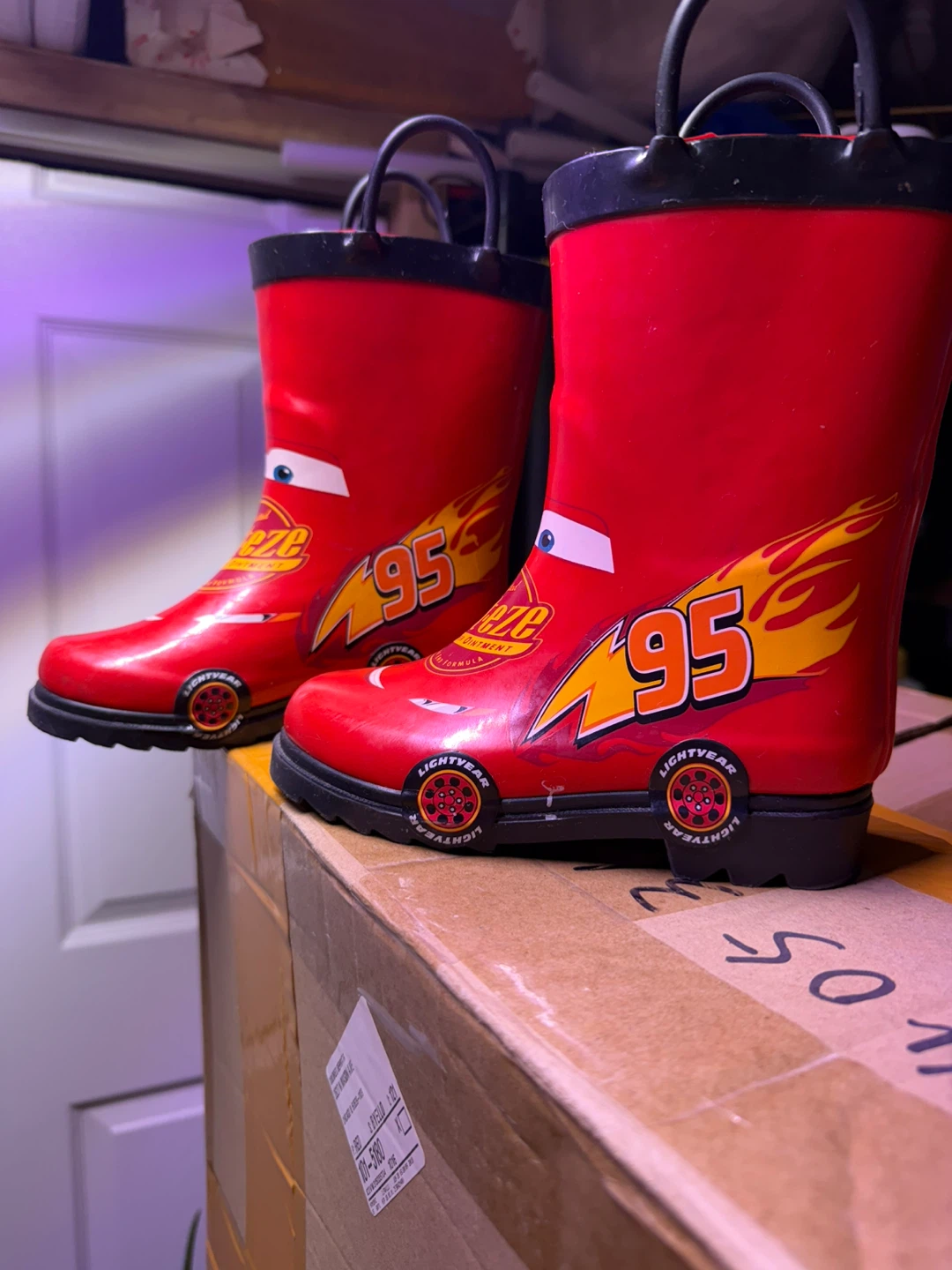 Kids' Lightning McQueen Rain Boots - photo 3
