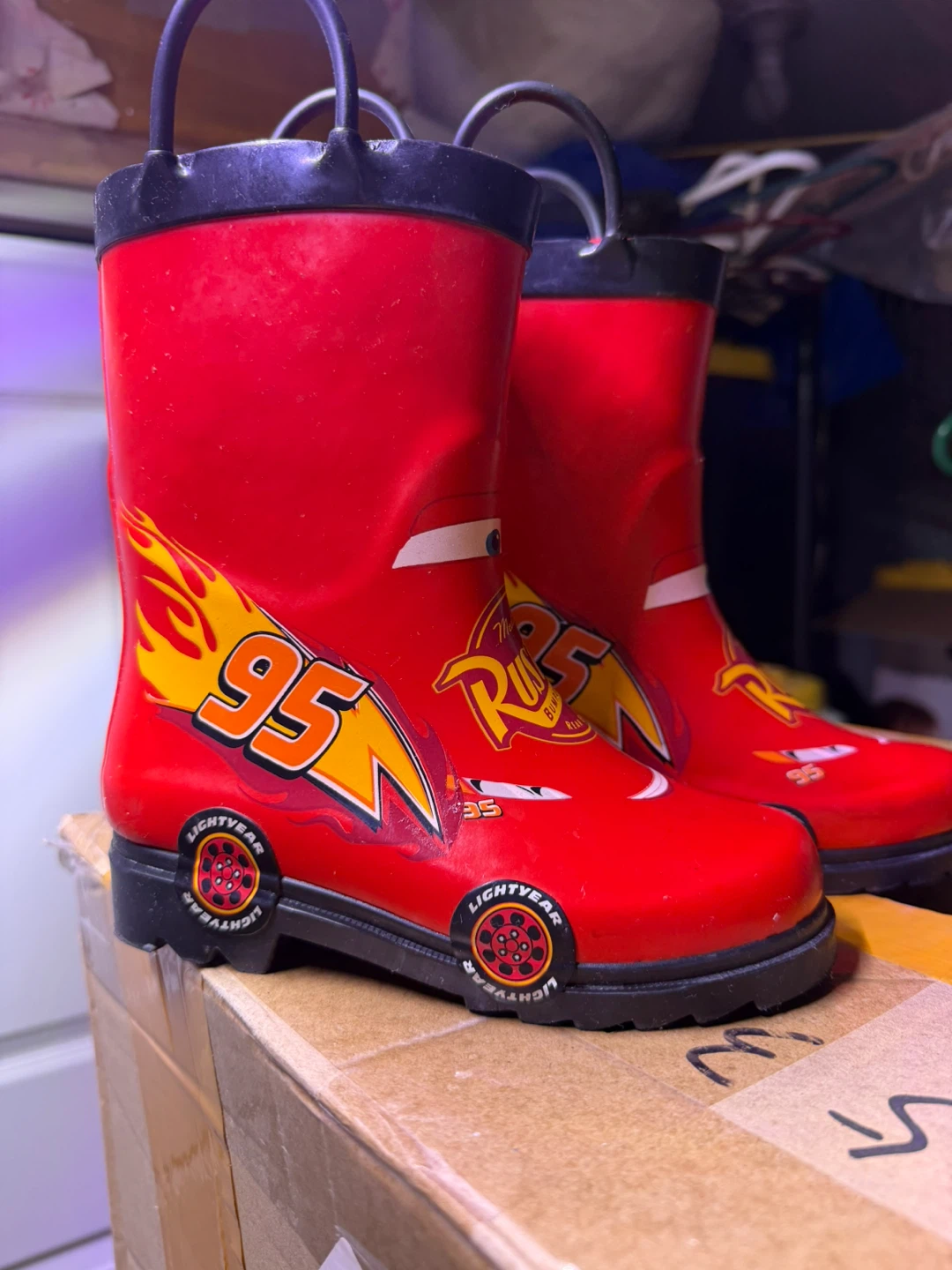 Kids' Lightning McQueen Rain Boots - photo 2