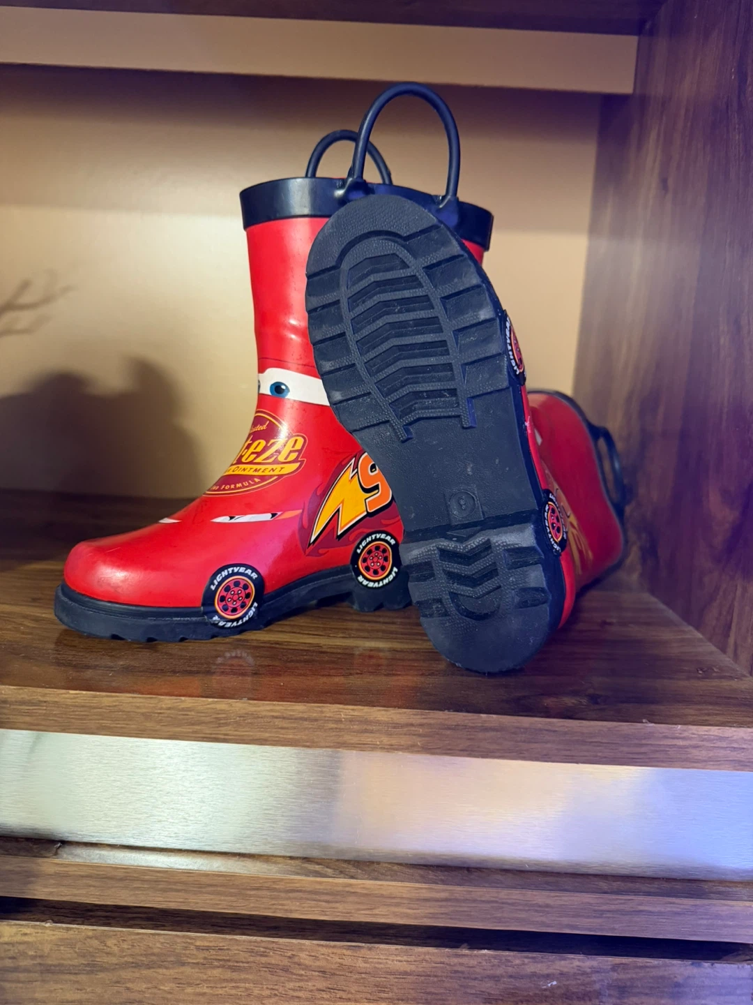 Kids' Lightning McQueen Rain Boots - photo 4
