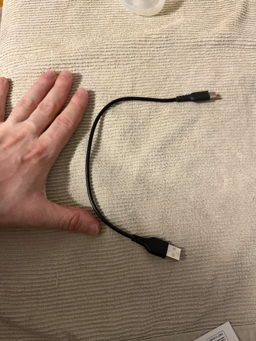 USB-C to USB-A Male to Male Cable (Short)