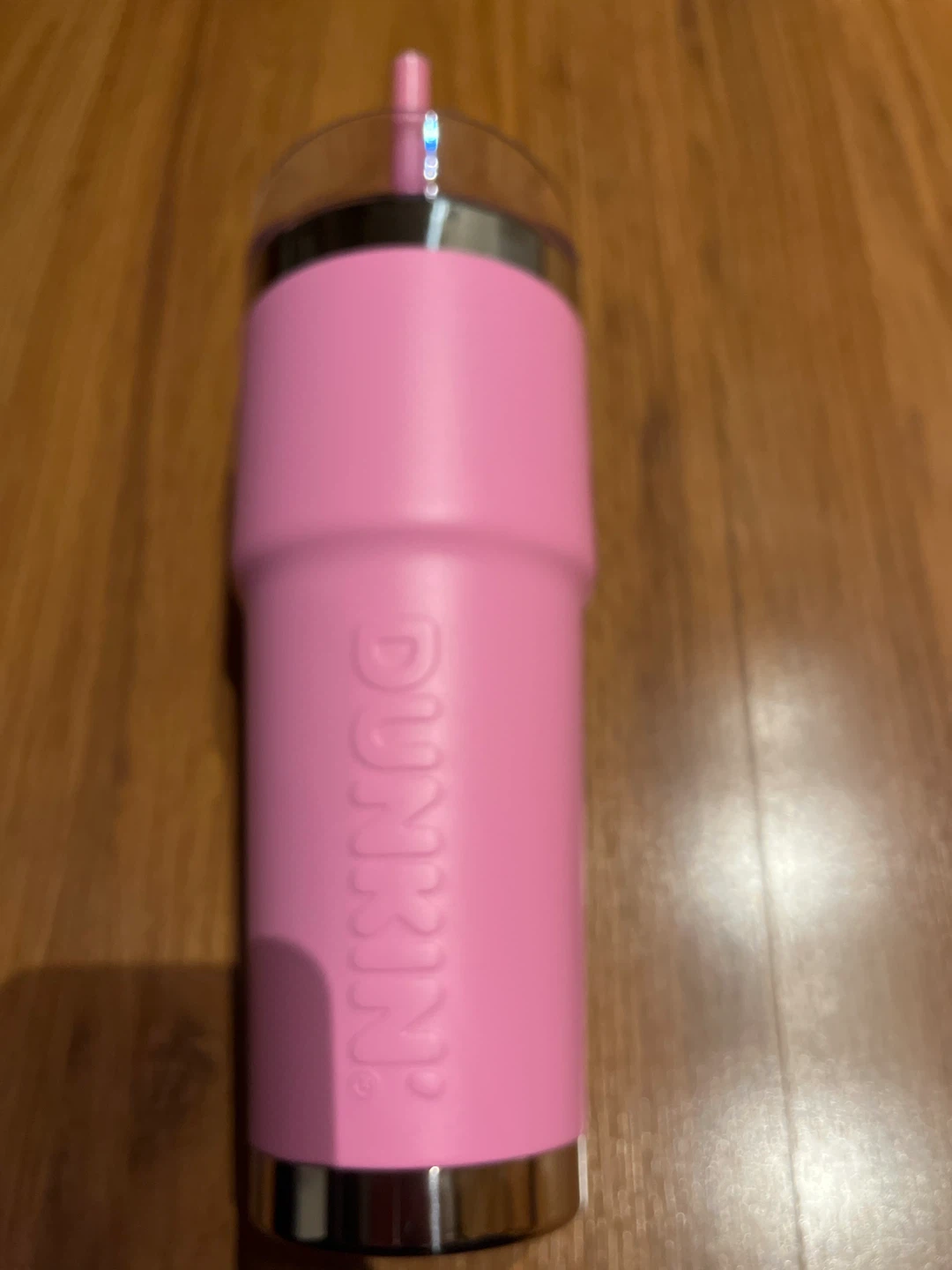 New—Dunkin' Tumbler with Straw