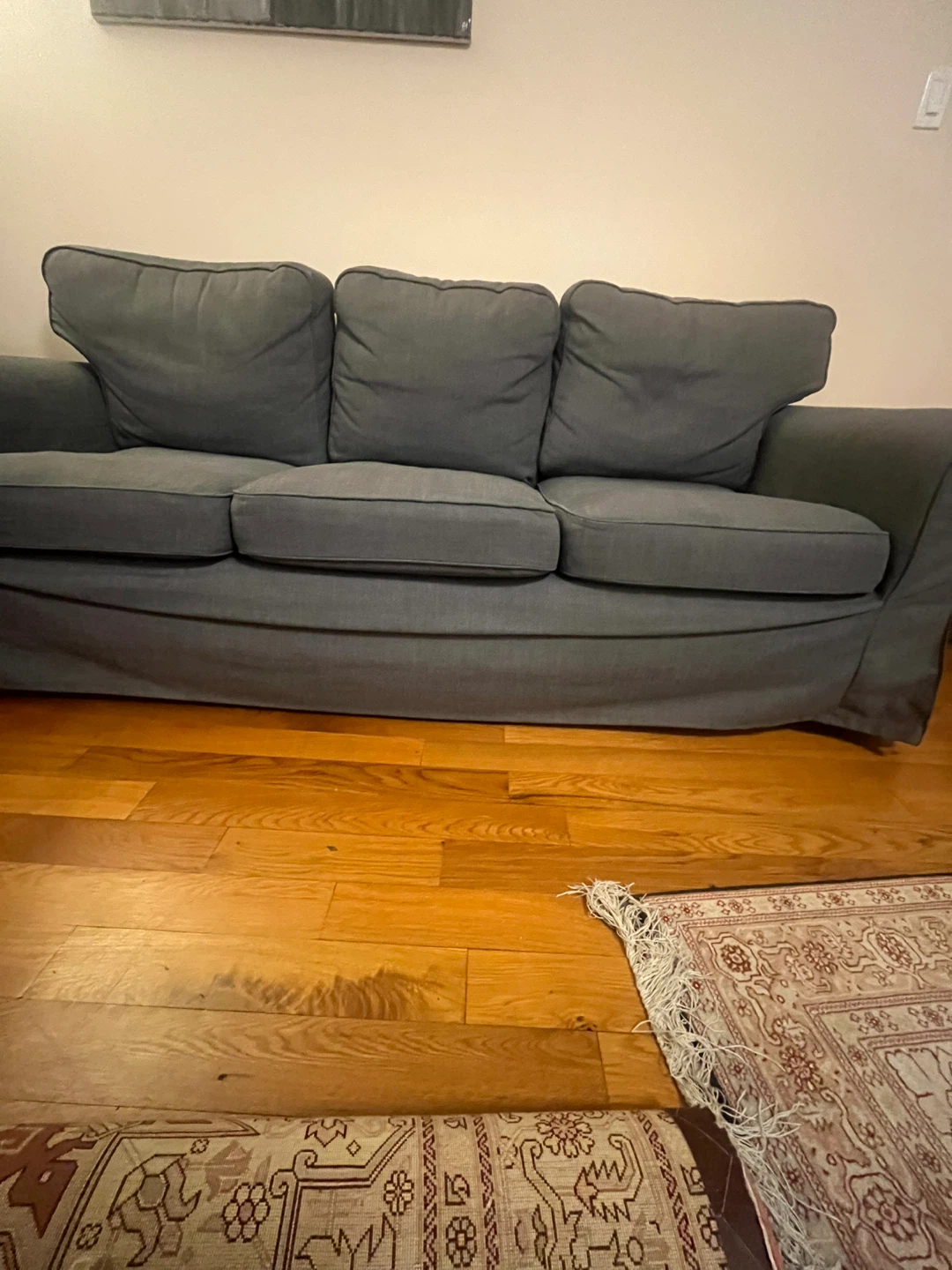 Red Armchairs and a grey  sofa - photo 4