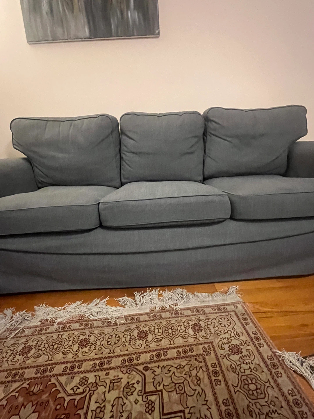 Red Armchairs and a grey  sofa - photo 3