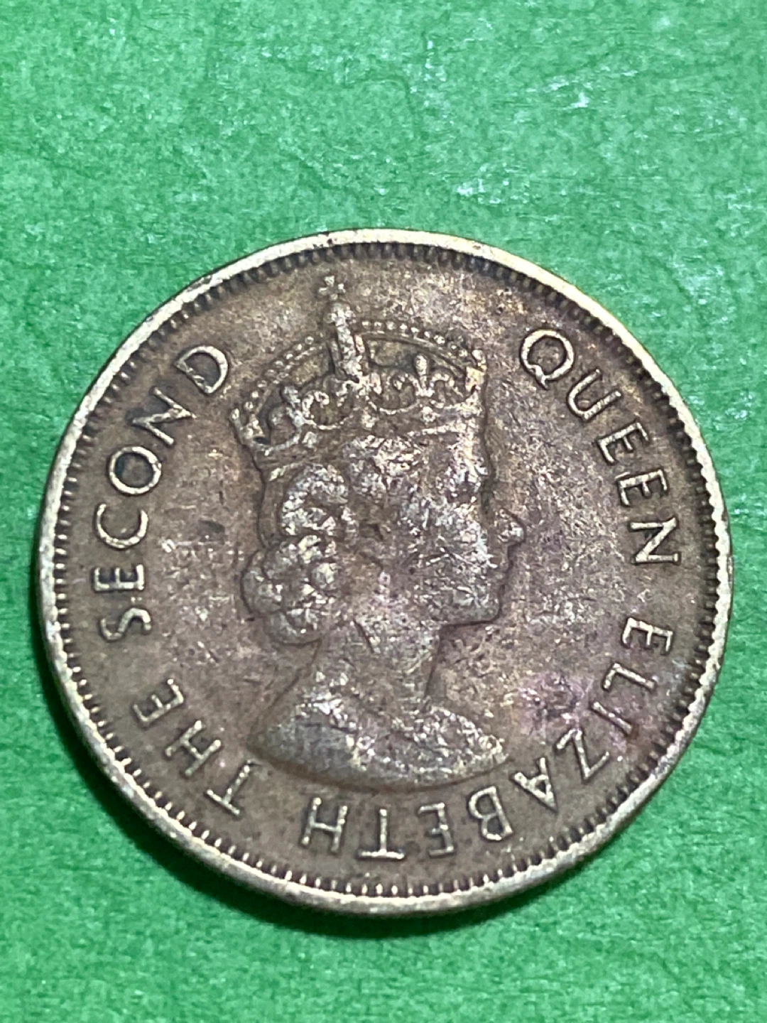 Hong Kong 1963 Ten Cents Coin - Queen Elizabeth II - photo 2