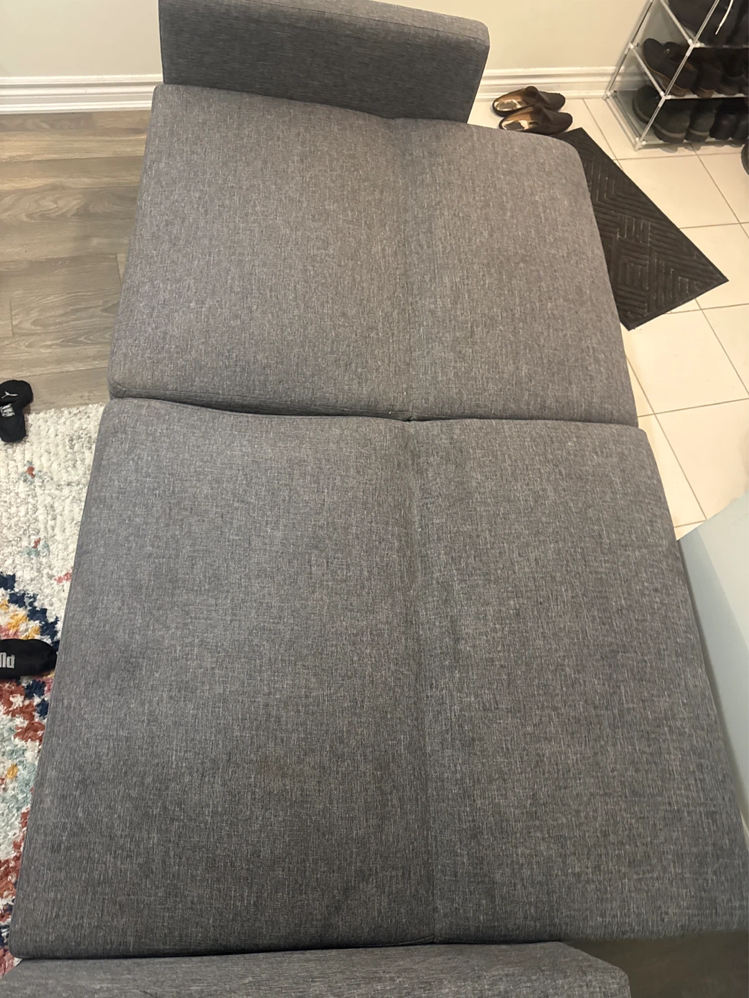 Grey Sofa futon - photo 5