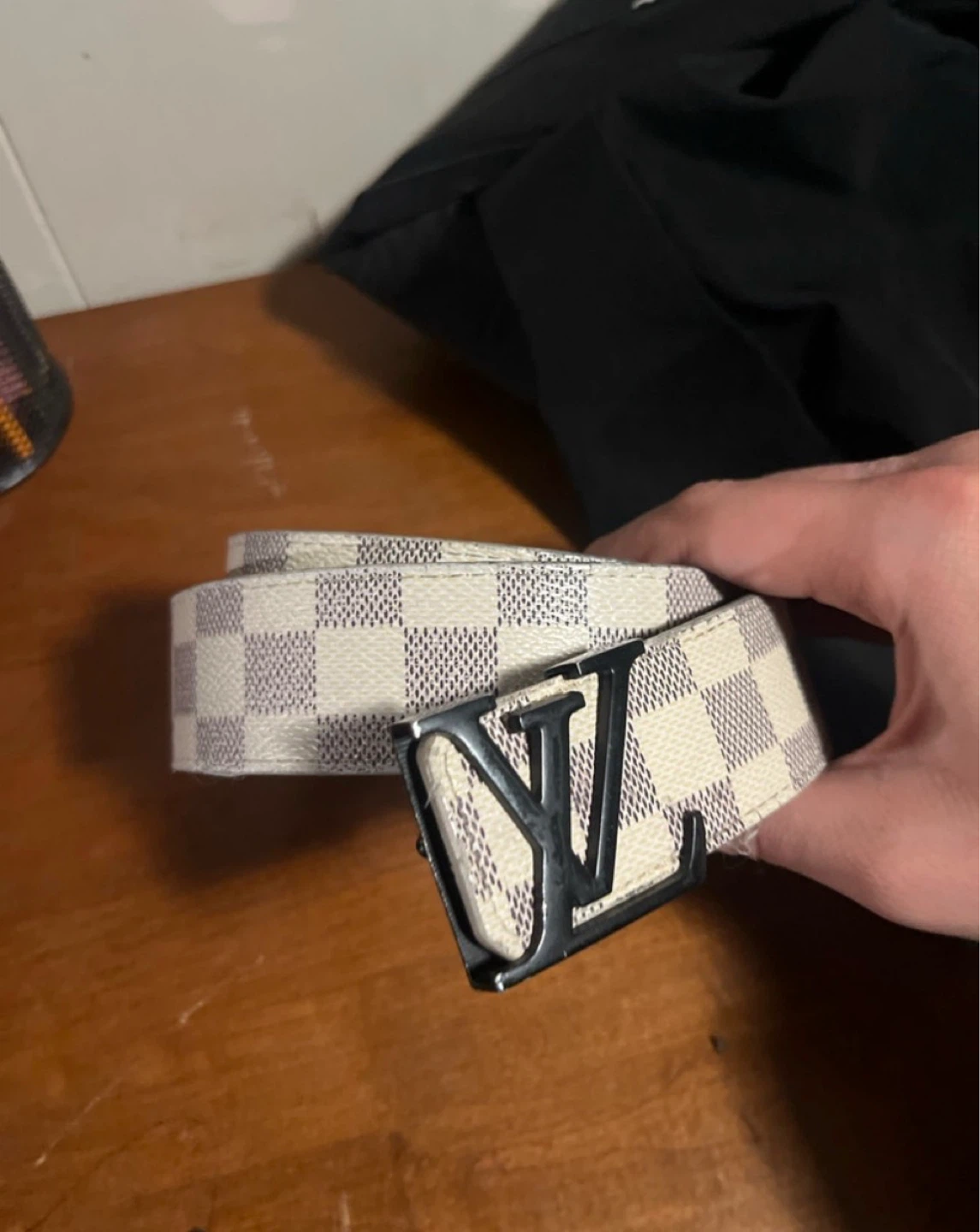 Louis Vuitton Damier Azur Belt