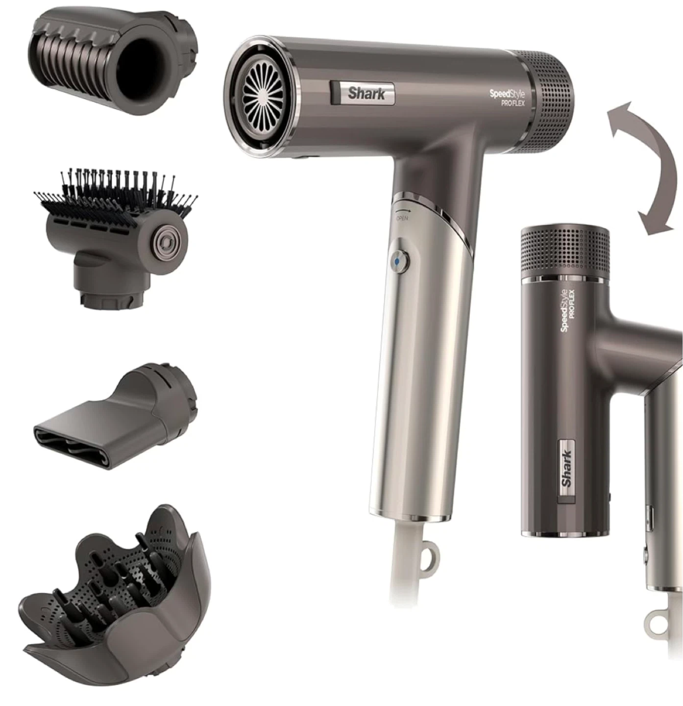 Shark SpeedStyle ProFlex Hair Dryer with 5 Attachments