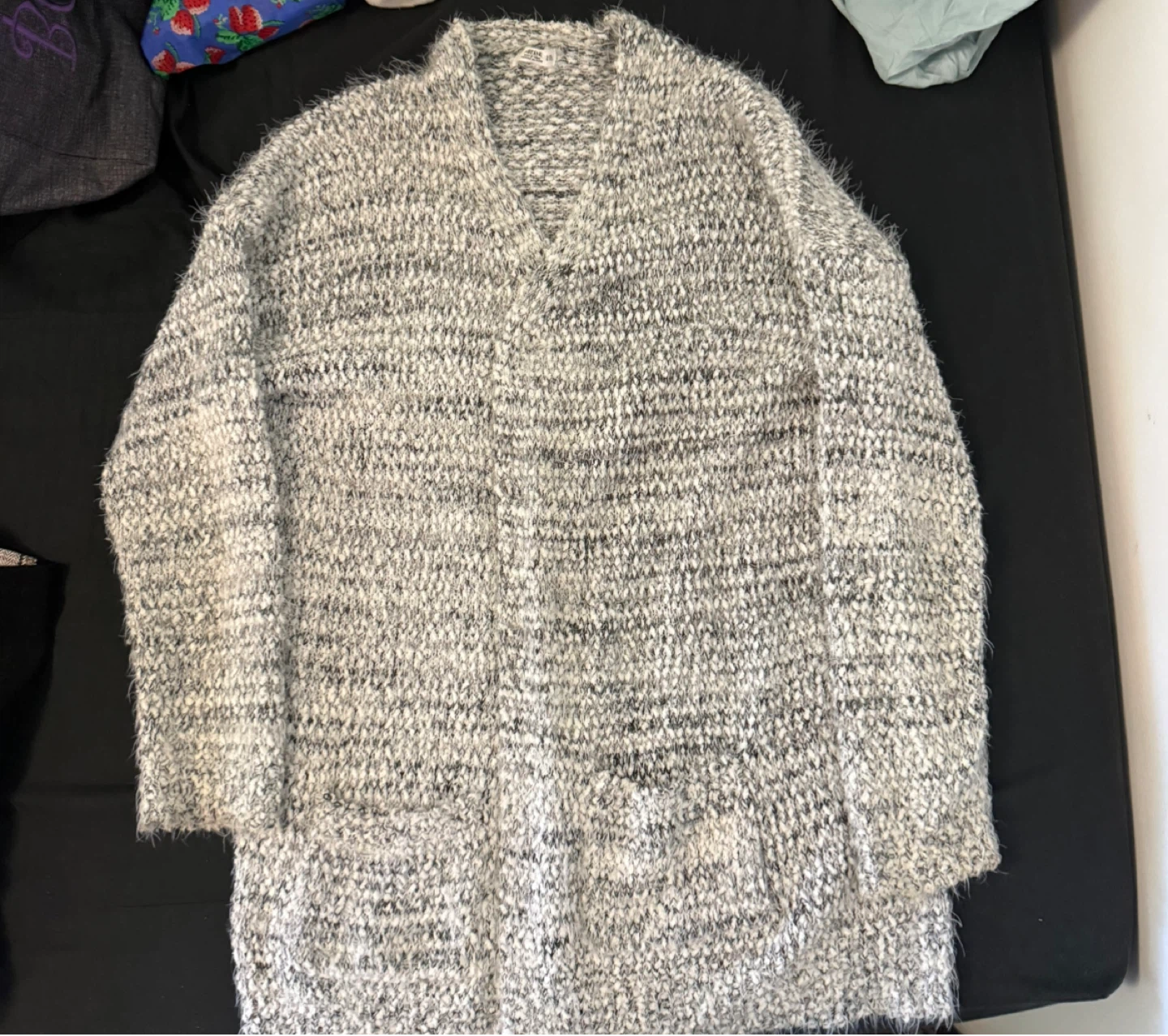 Ardene Grey Fuzzy Cardigan L-XL