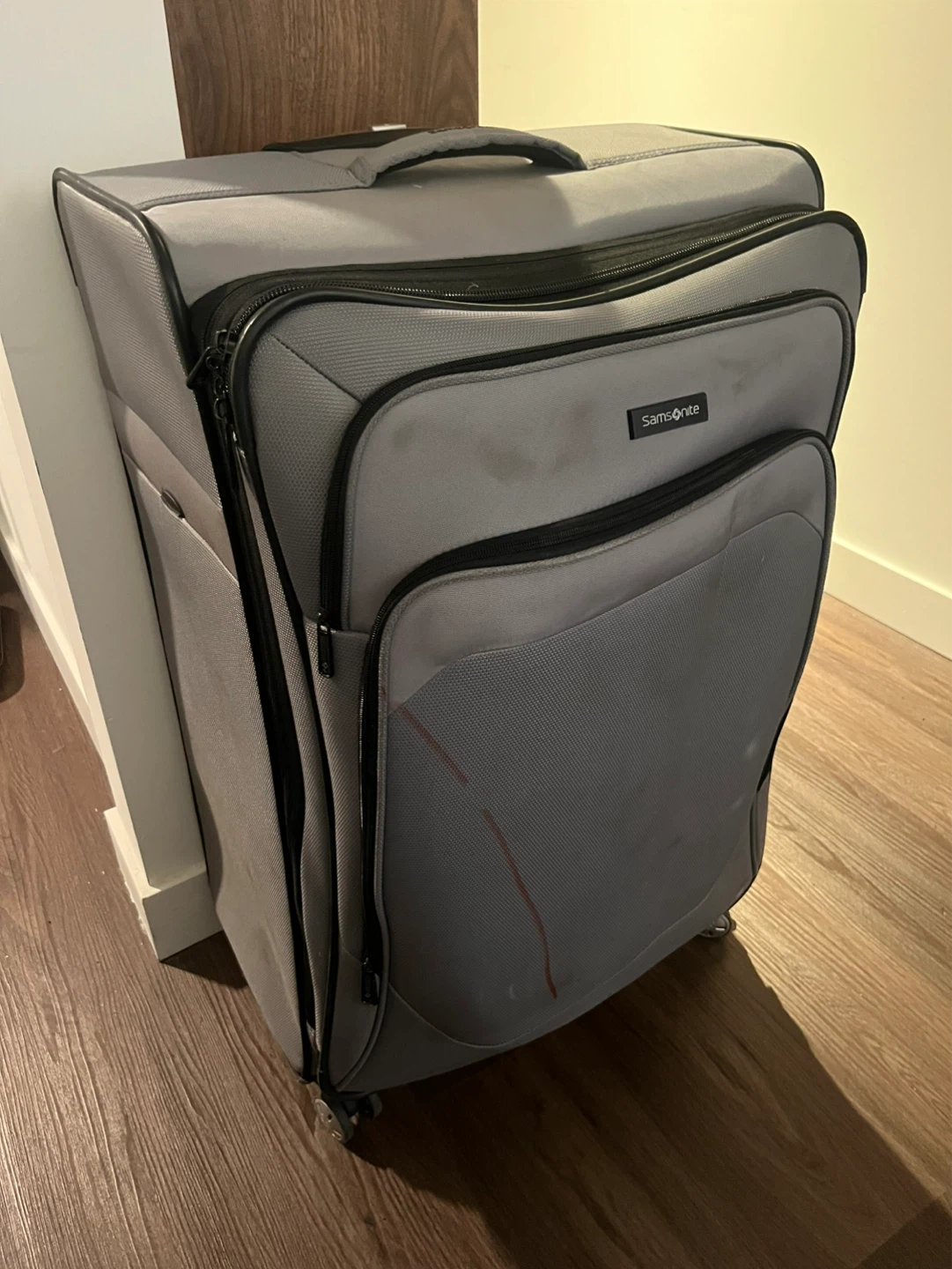 Samsonite Grey Softside Spinner Suitcase