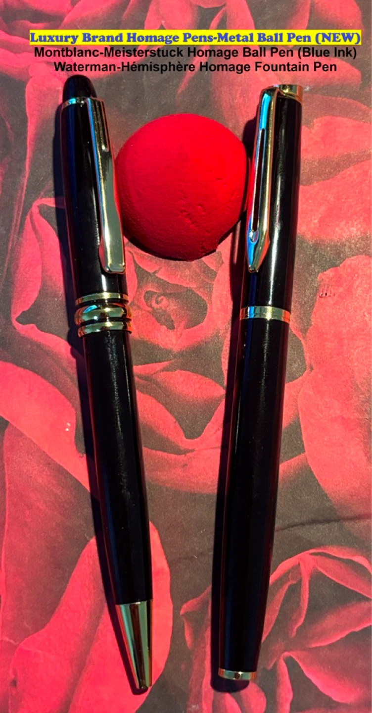 Luxury Brand Homage Pens Fountain+Ball (NEW)