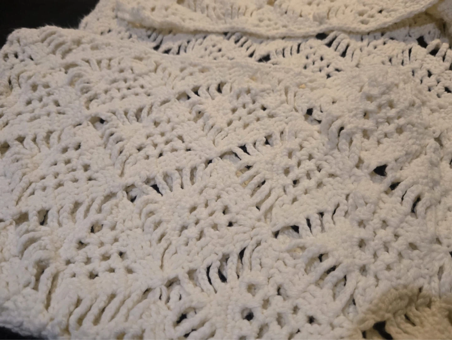 Cream Crochet Bolero - photo 3