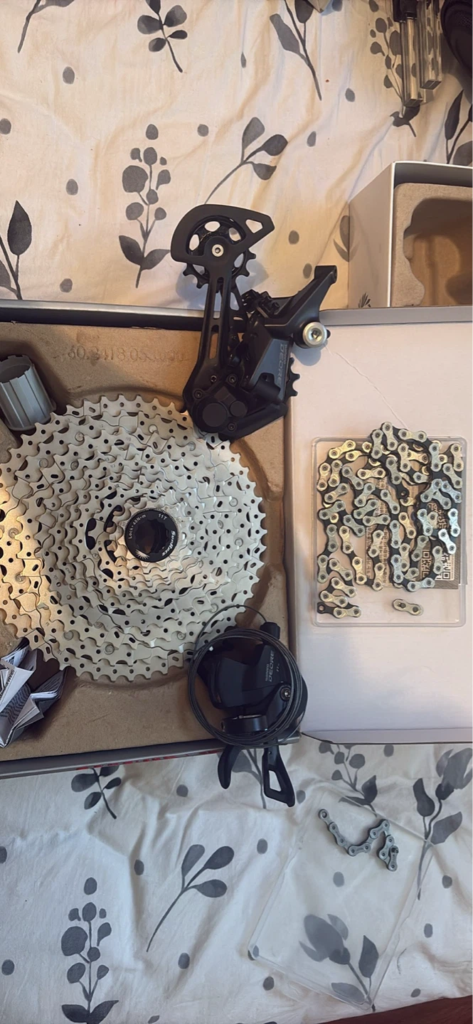 Shimano Deore Rear Derailleur, Cassette and Chain
