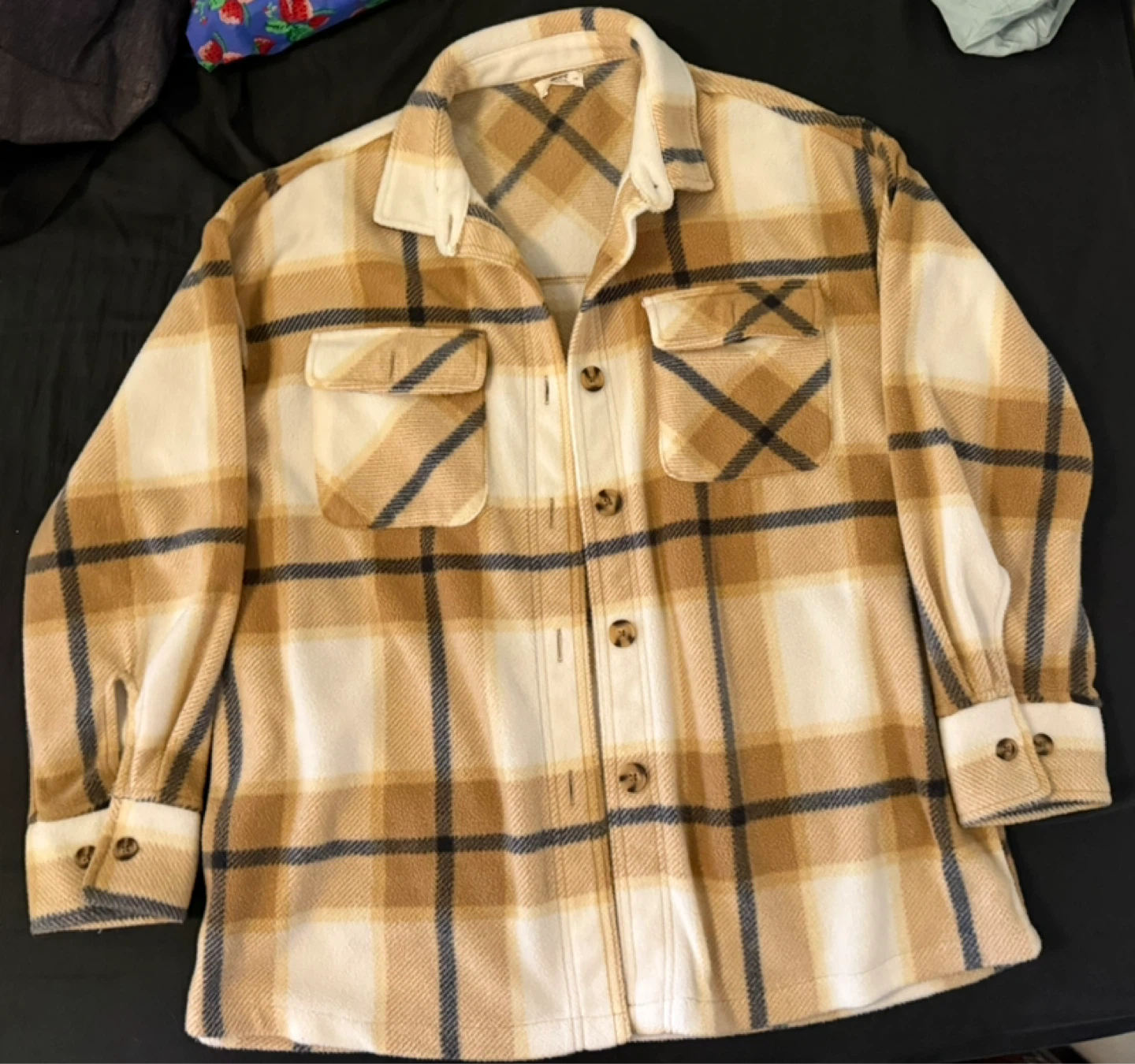 Ardene Plaid Flannel Jacket - Size L